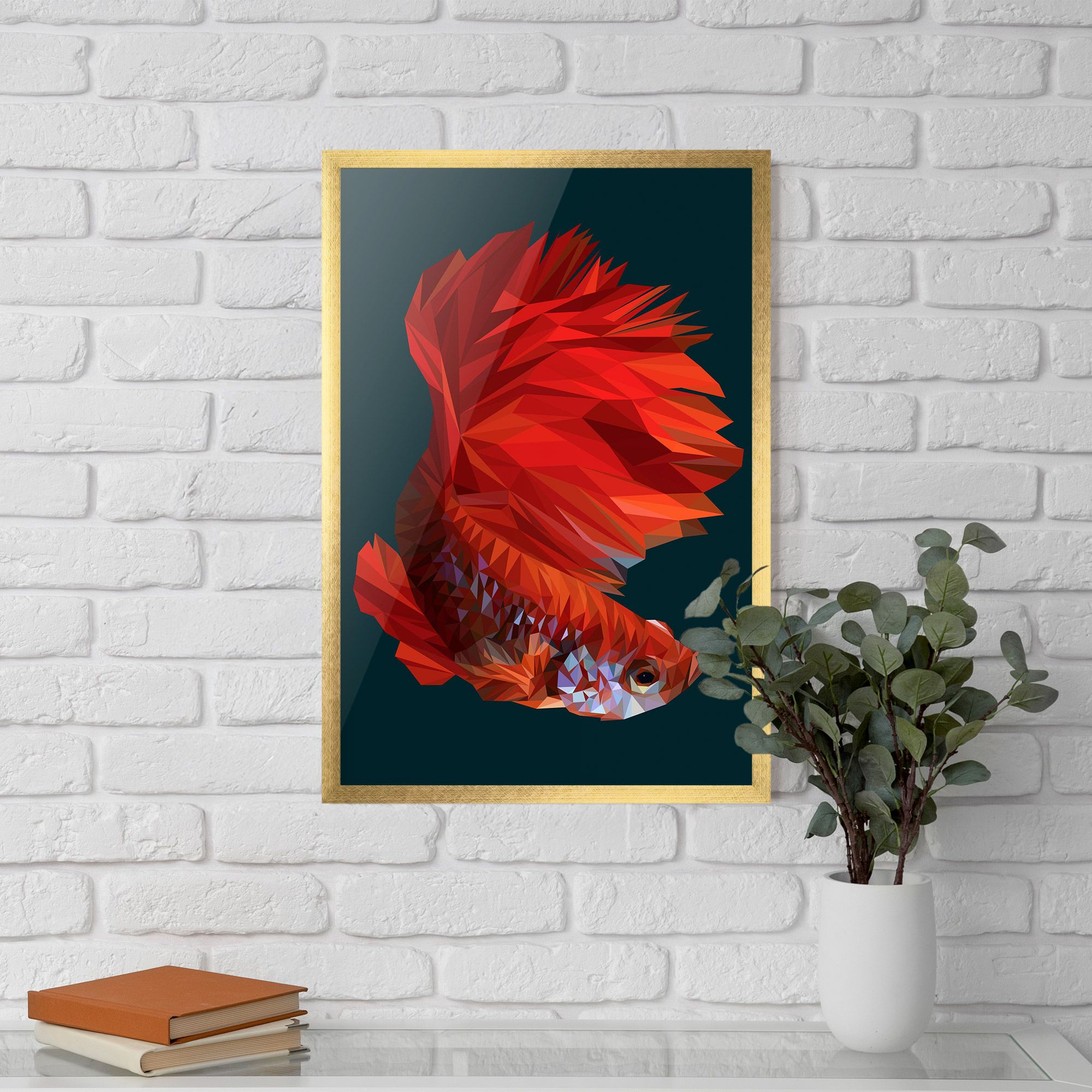 Orange Fish mockup 5