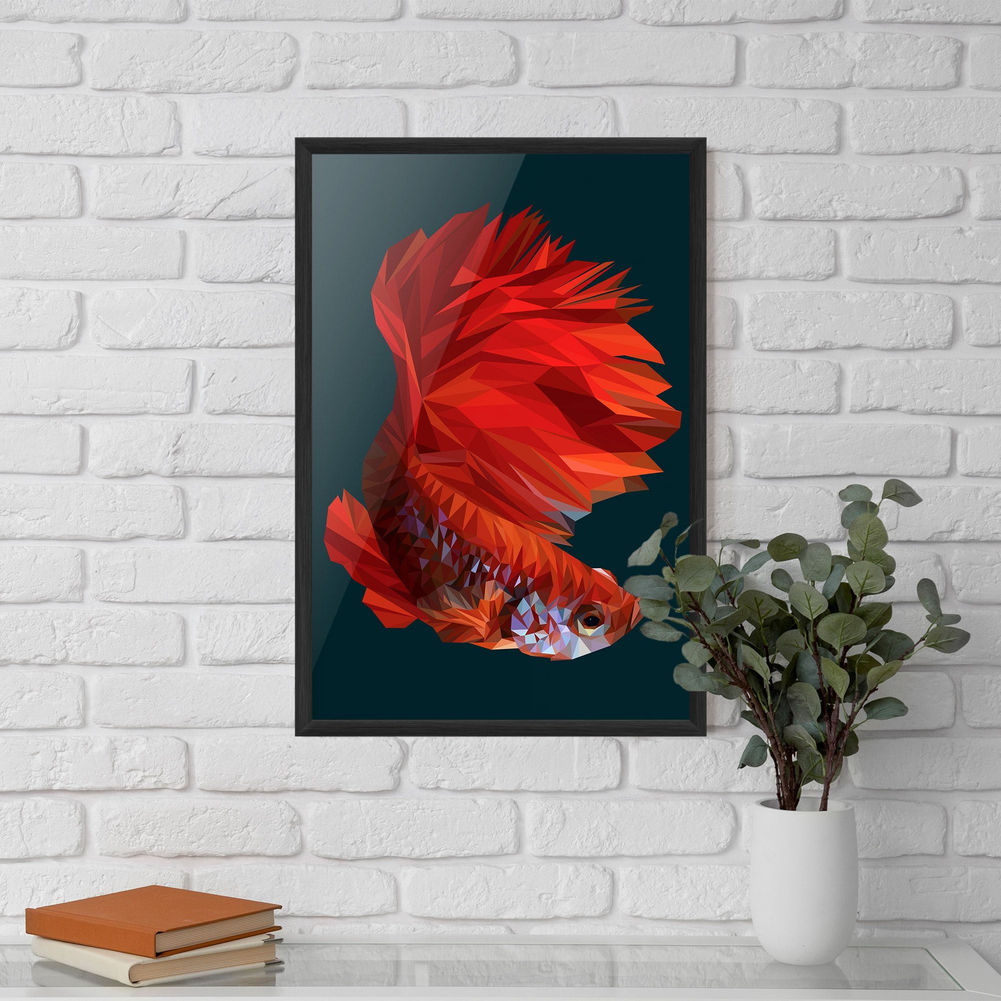 Orange Fish mockup 5