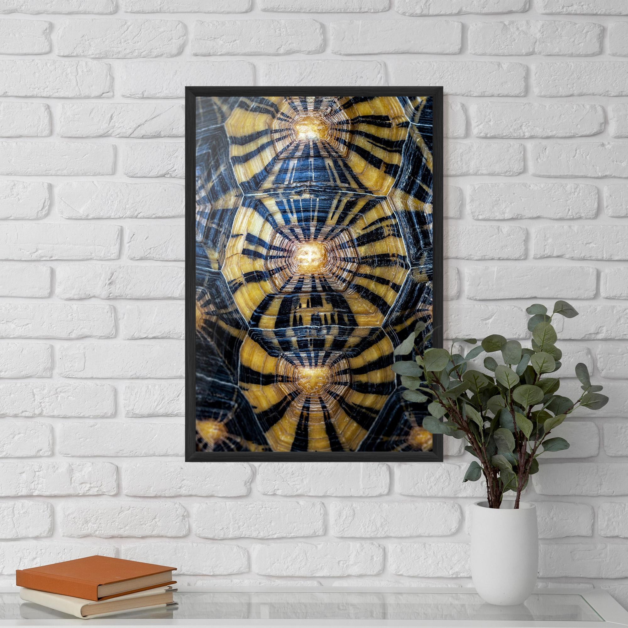 Poster Înrămat Turtle Shell mockup 5