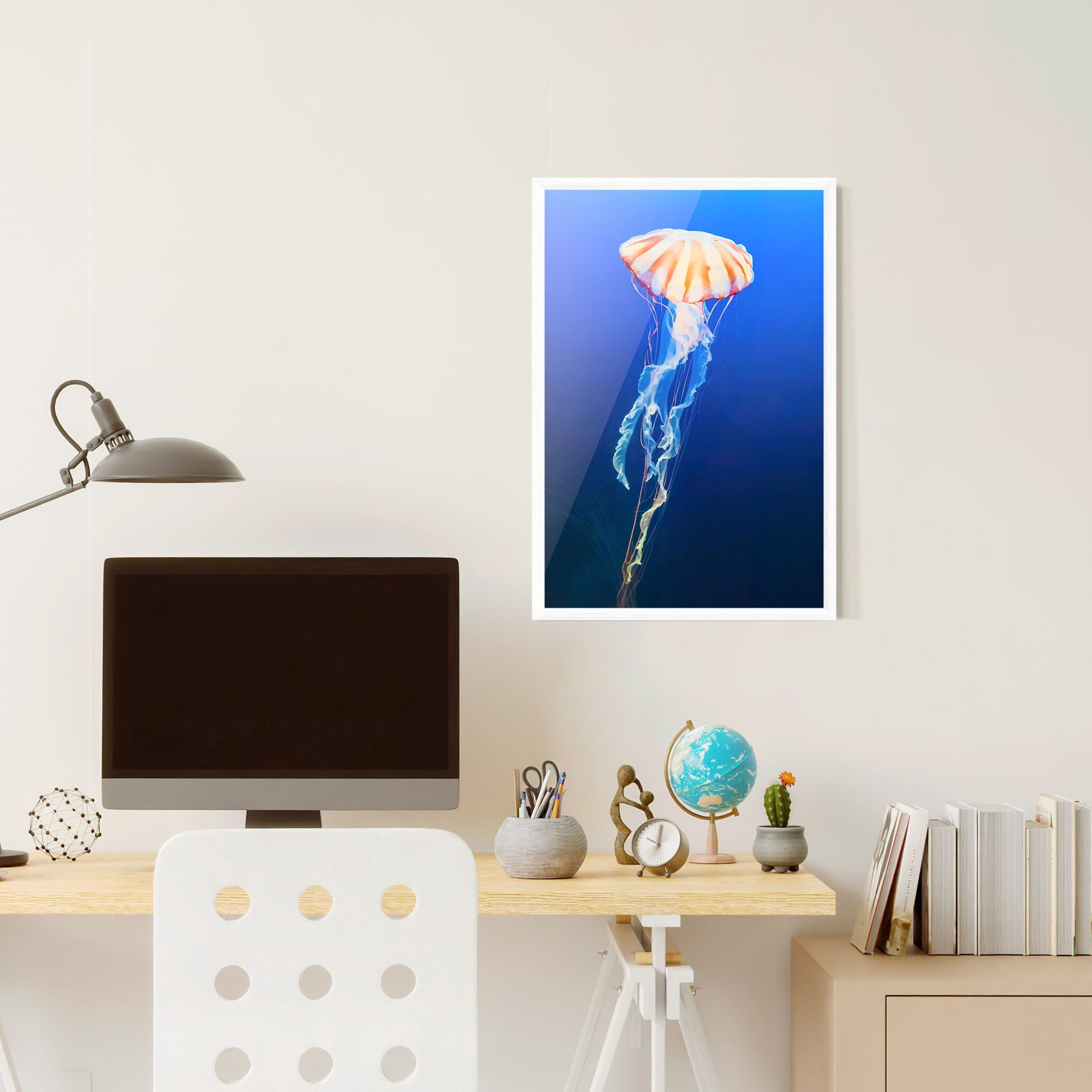 Cream Jellyfish mockup 6