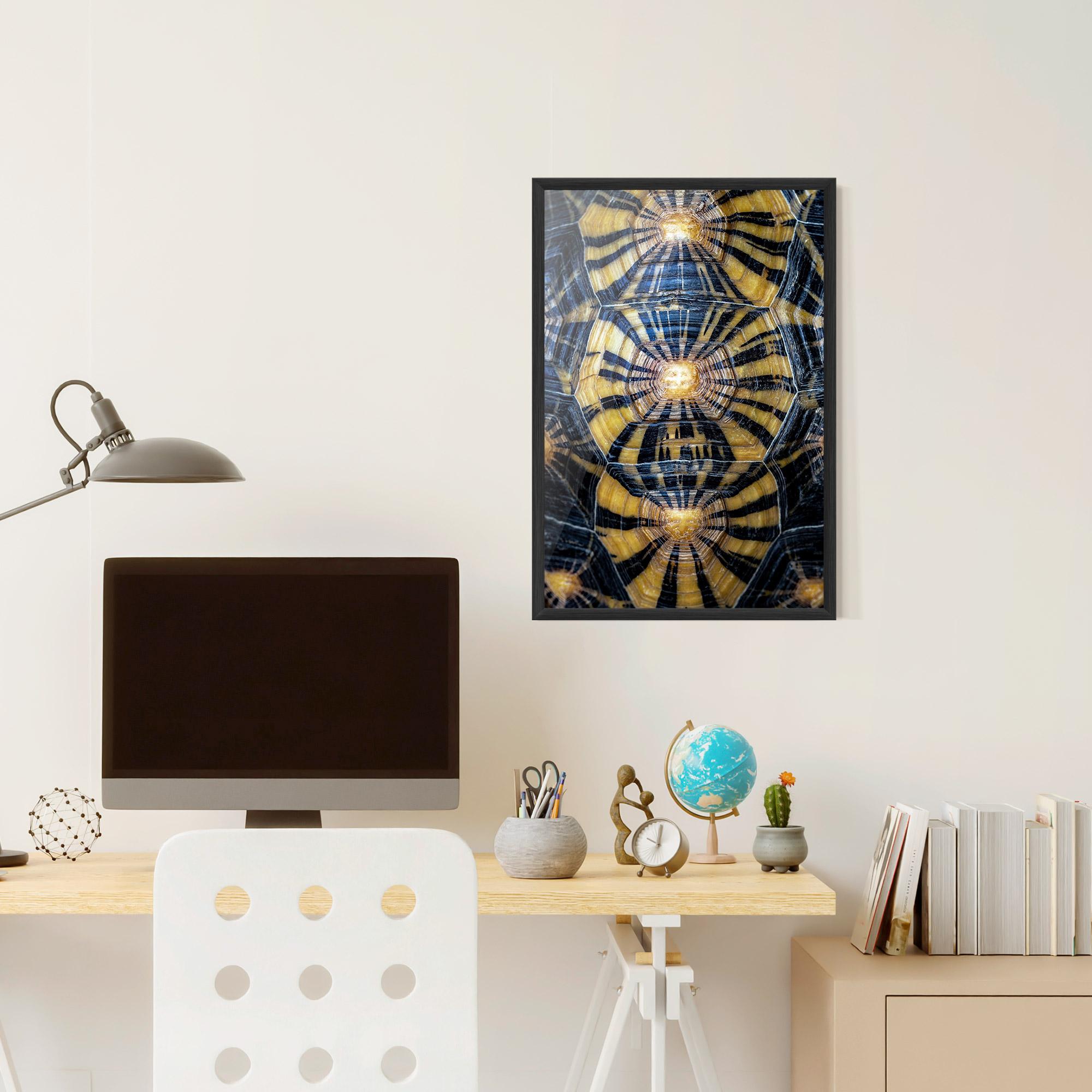 Poster Înrămat Turtle Shell mockup 6