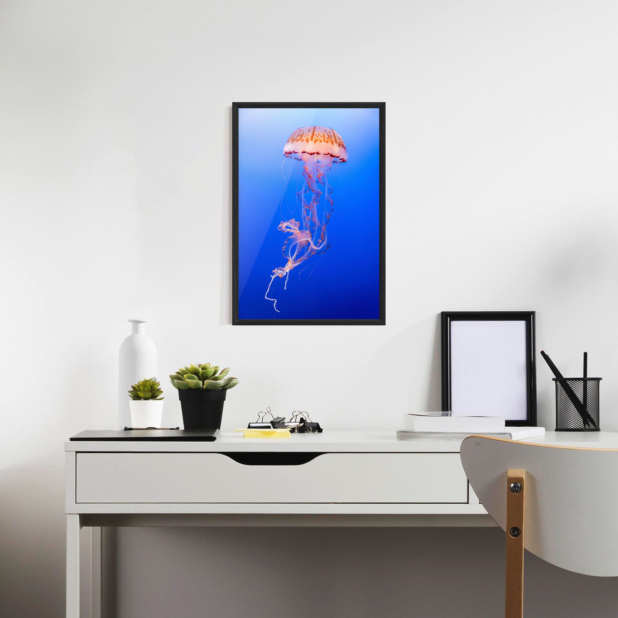 Pretty White Jellyfish mockup 7