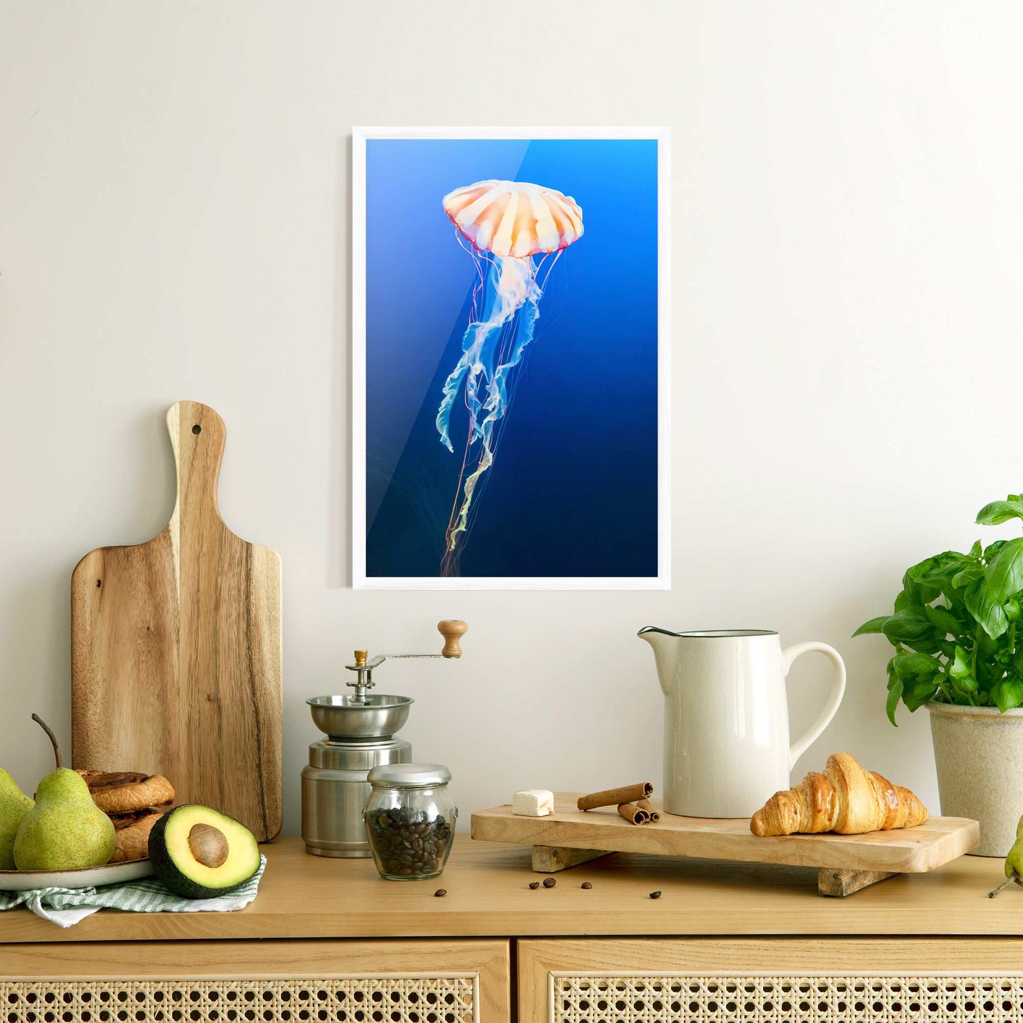 Cream Jellyfish mockup 8