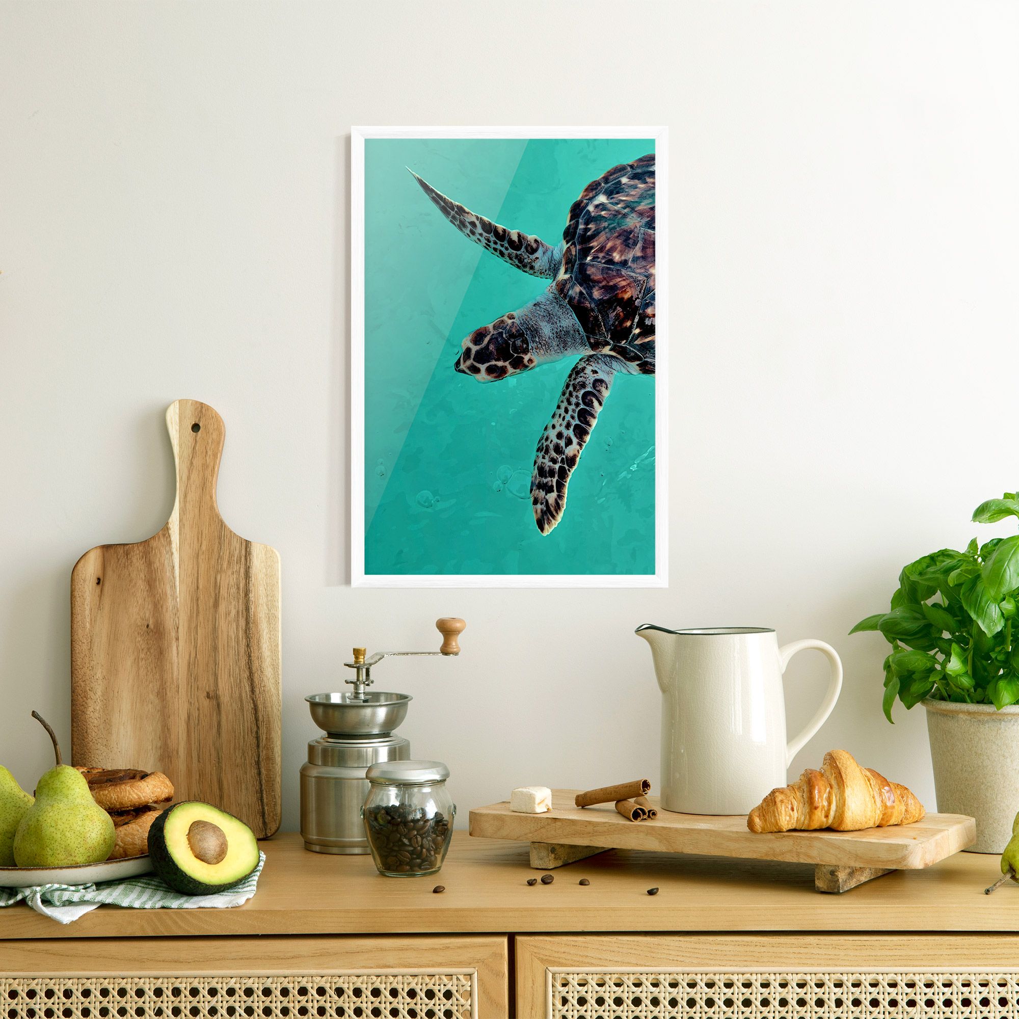 Turtle Sweeming mockup 8