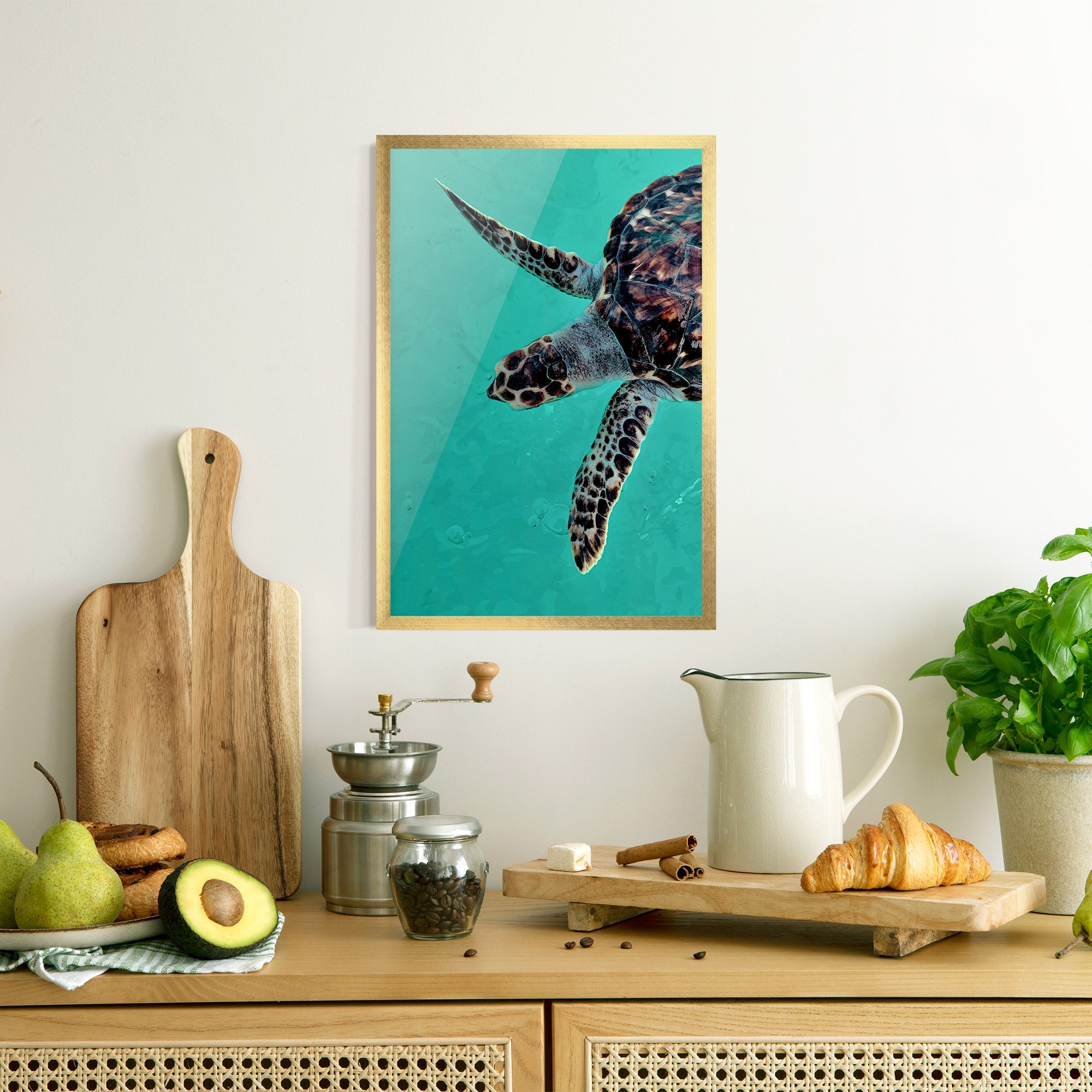 Turtle Sweeming mockup 8