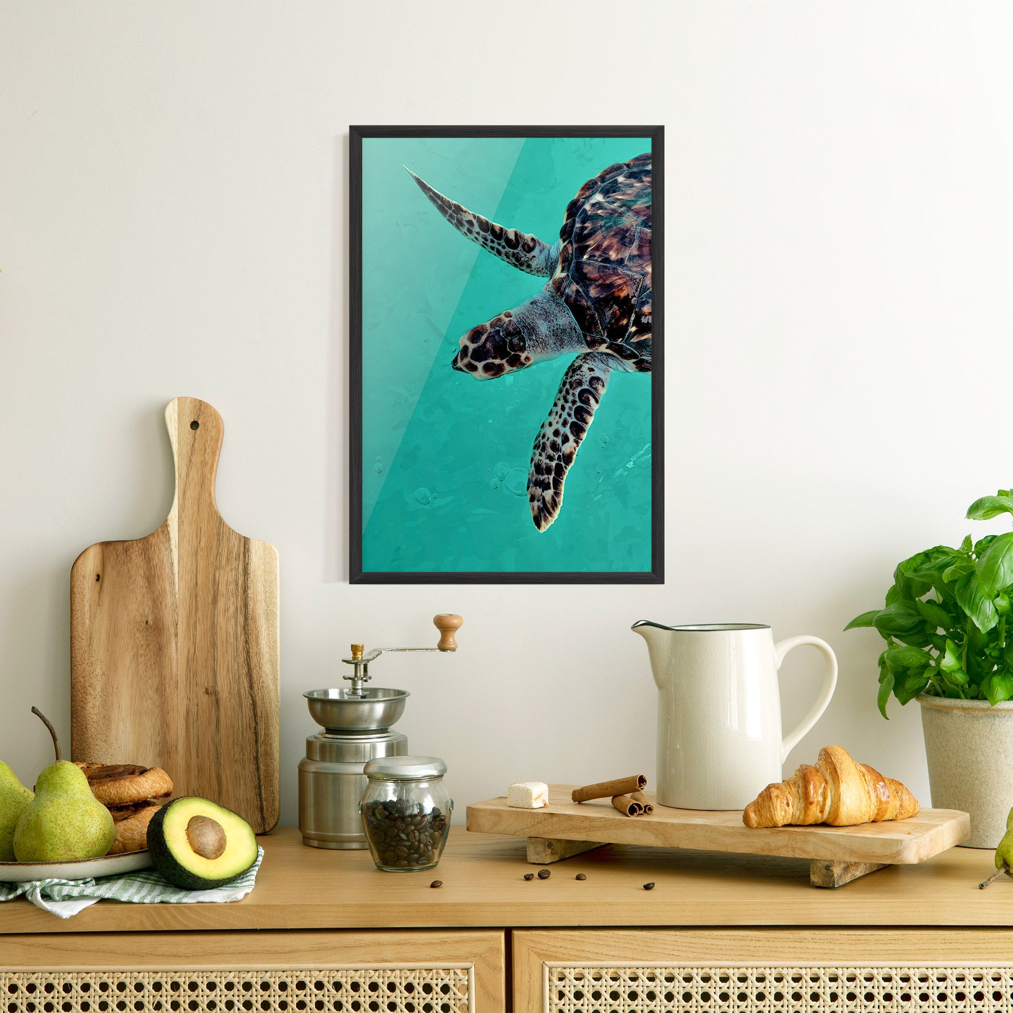 Turtle Sweeming mockup 8