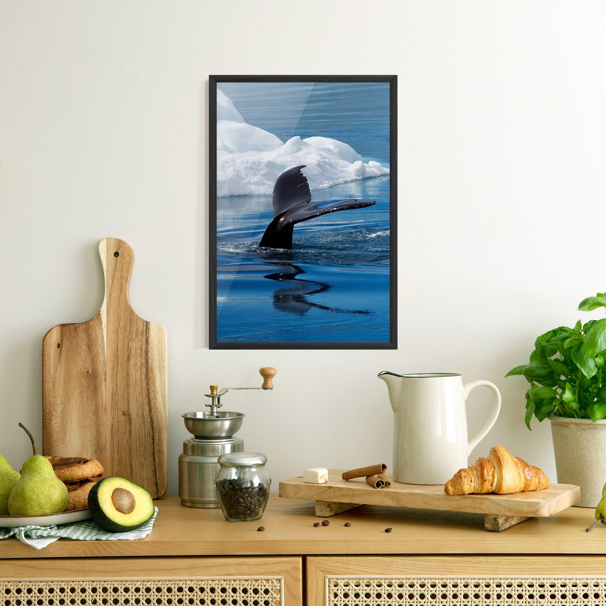 Poster Înrămat Whale Tail mockup 8