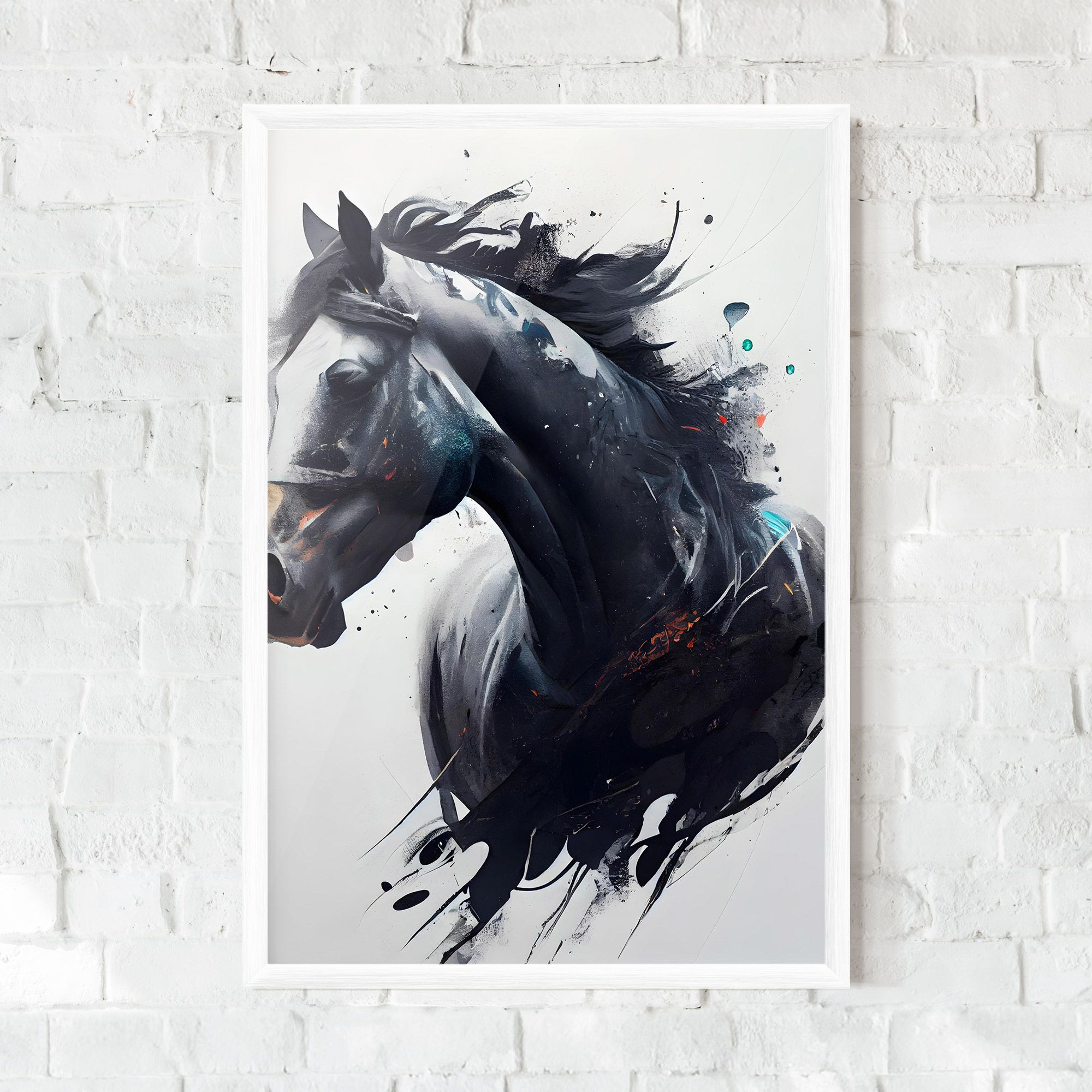 Black Paint Horse mockup 0