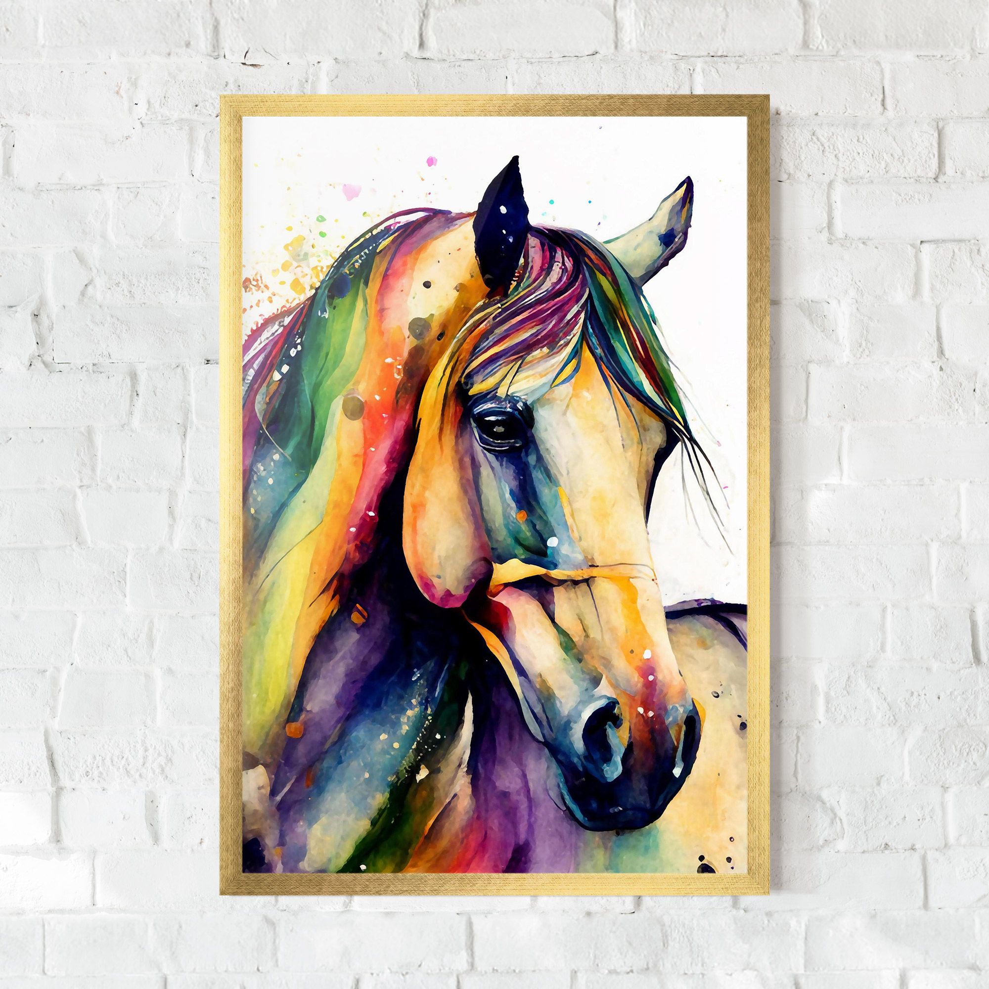 Colorful Horse mockup 0