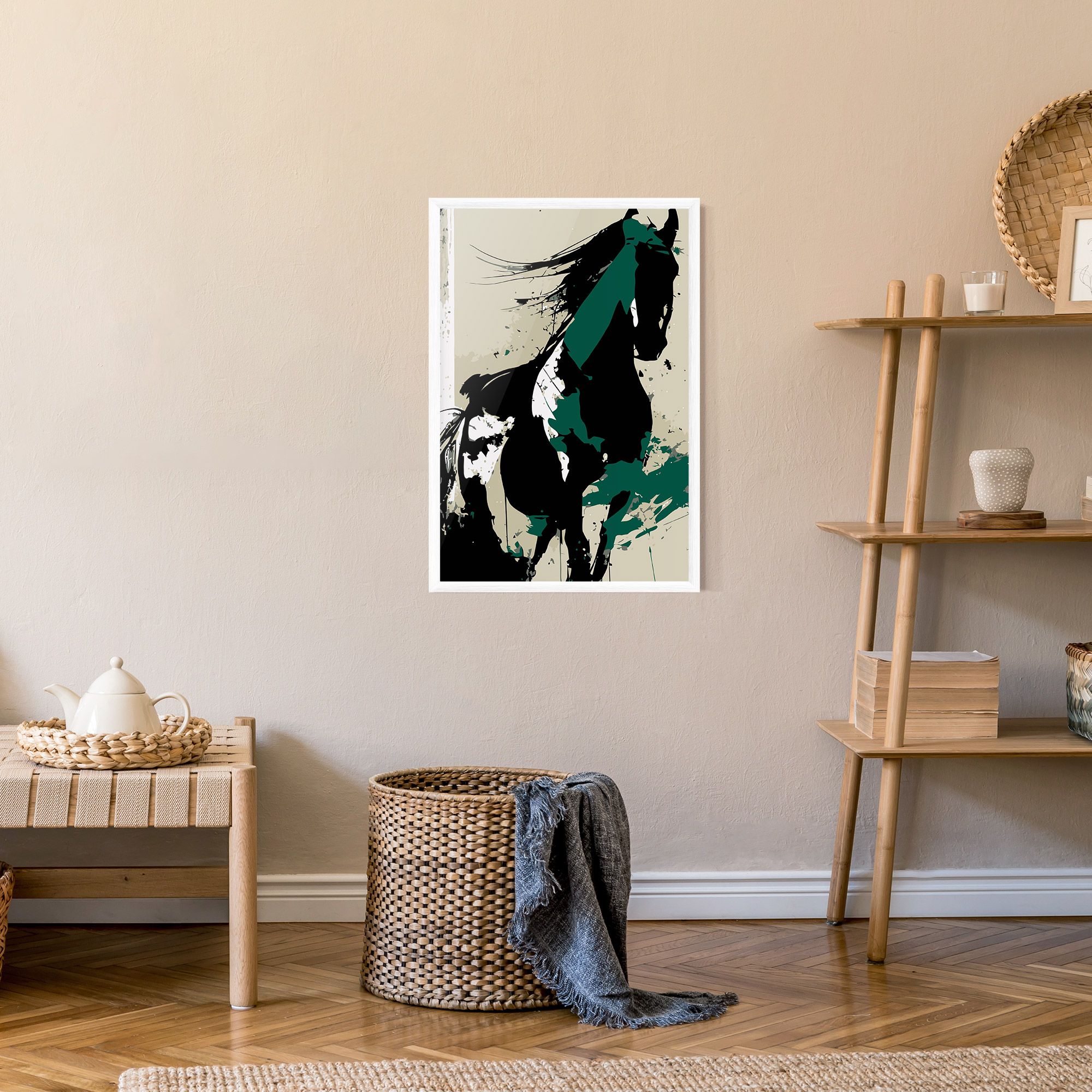 Black Green Horse mockup 9