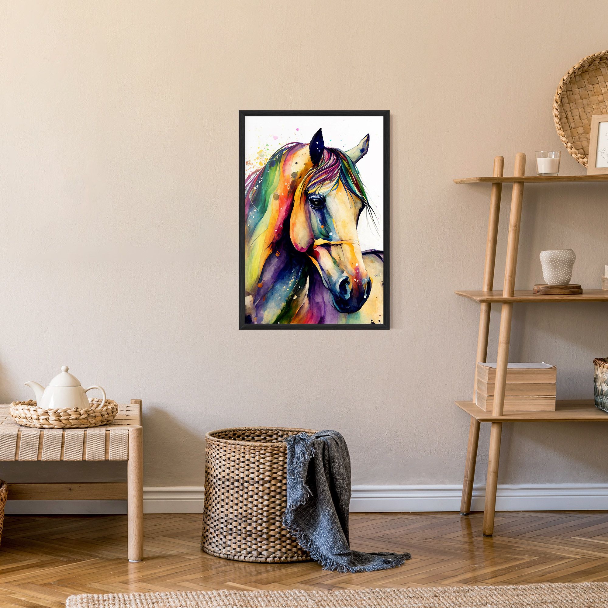 Colorful Horse mockup 9