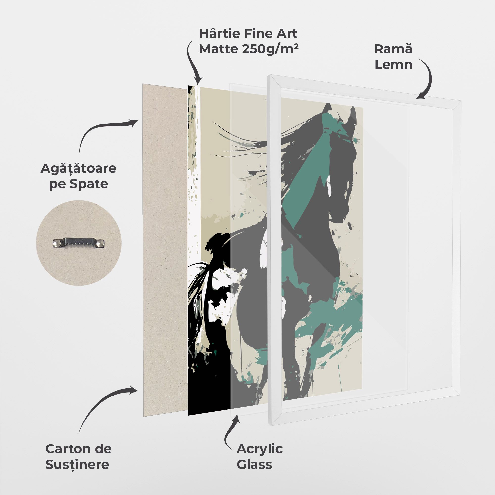 Black Green Horse mockup 1