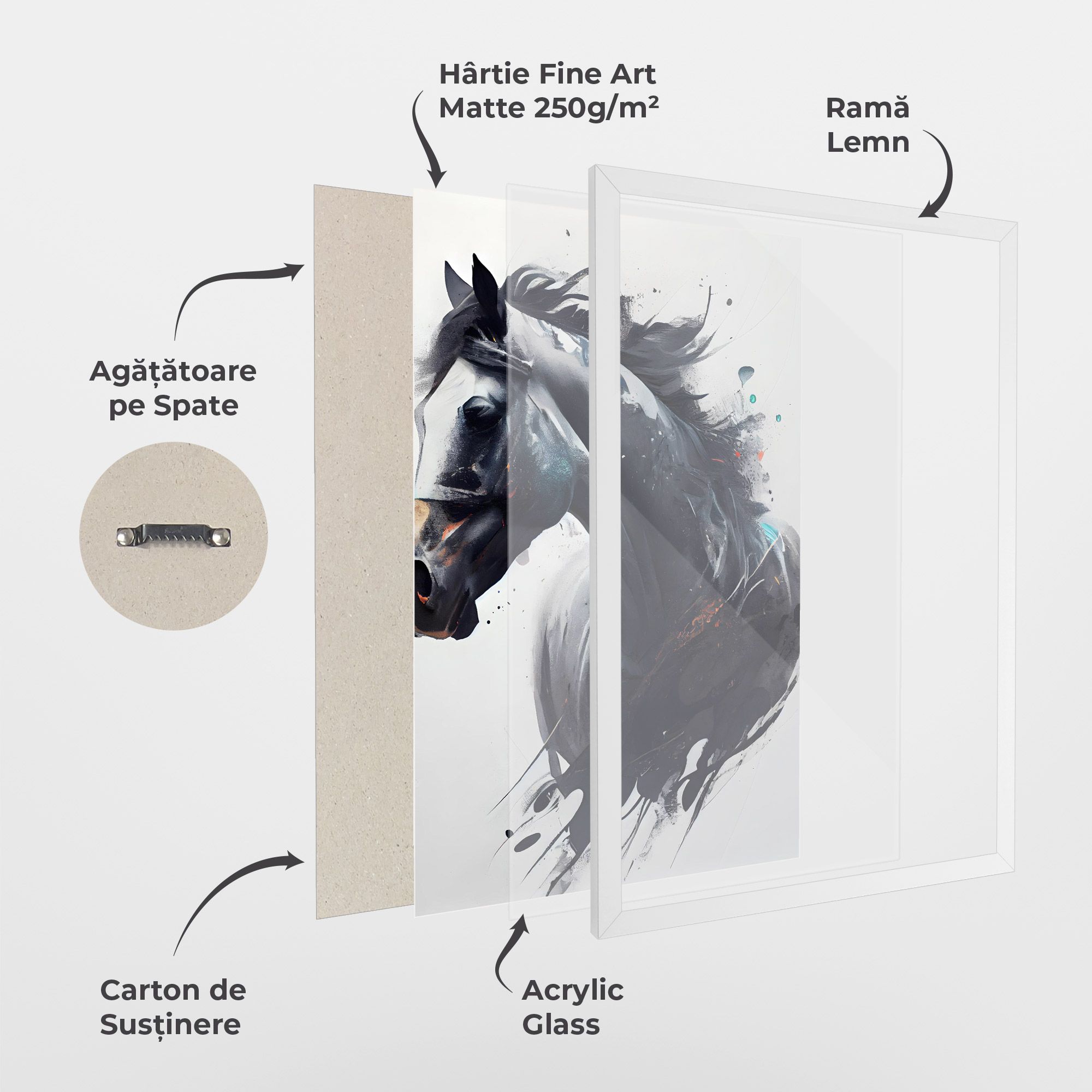 Black Paint Horse mockup 1