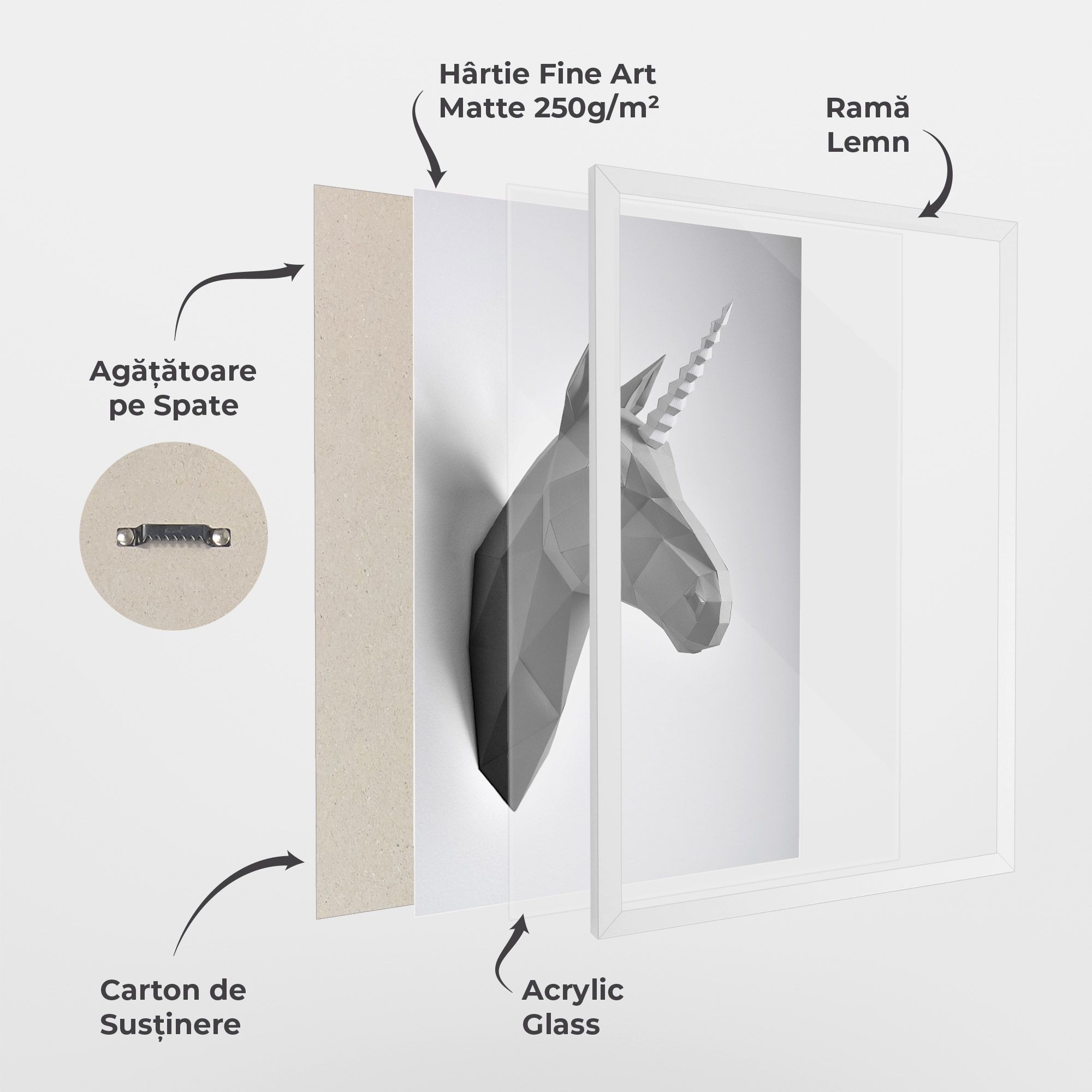 Geometrical Unicorn mockup 1