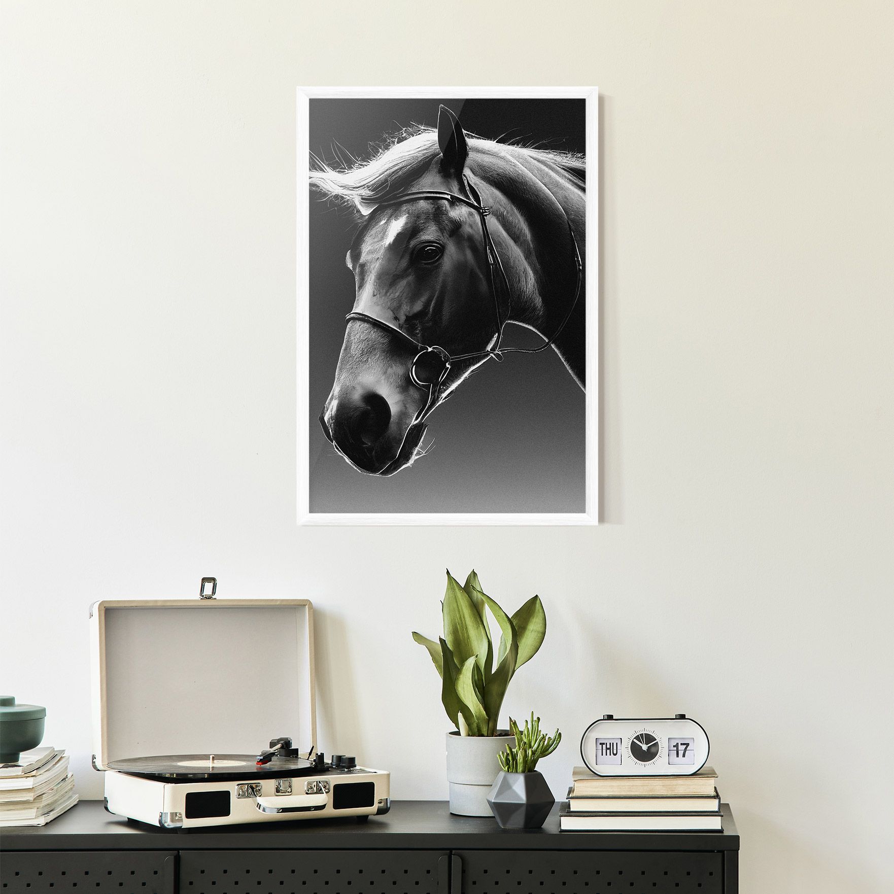 Black Horse Profile mockup 2