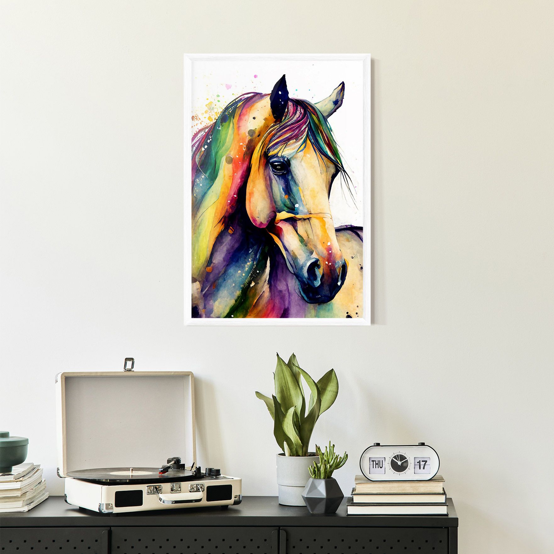 Colorful Horse mockup 2