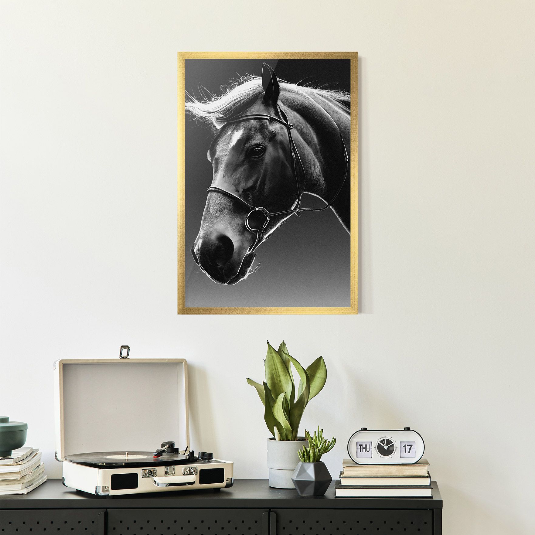 Black Horse Profile mockup 2