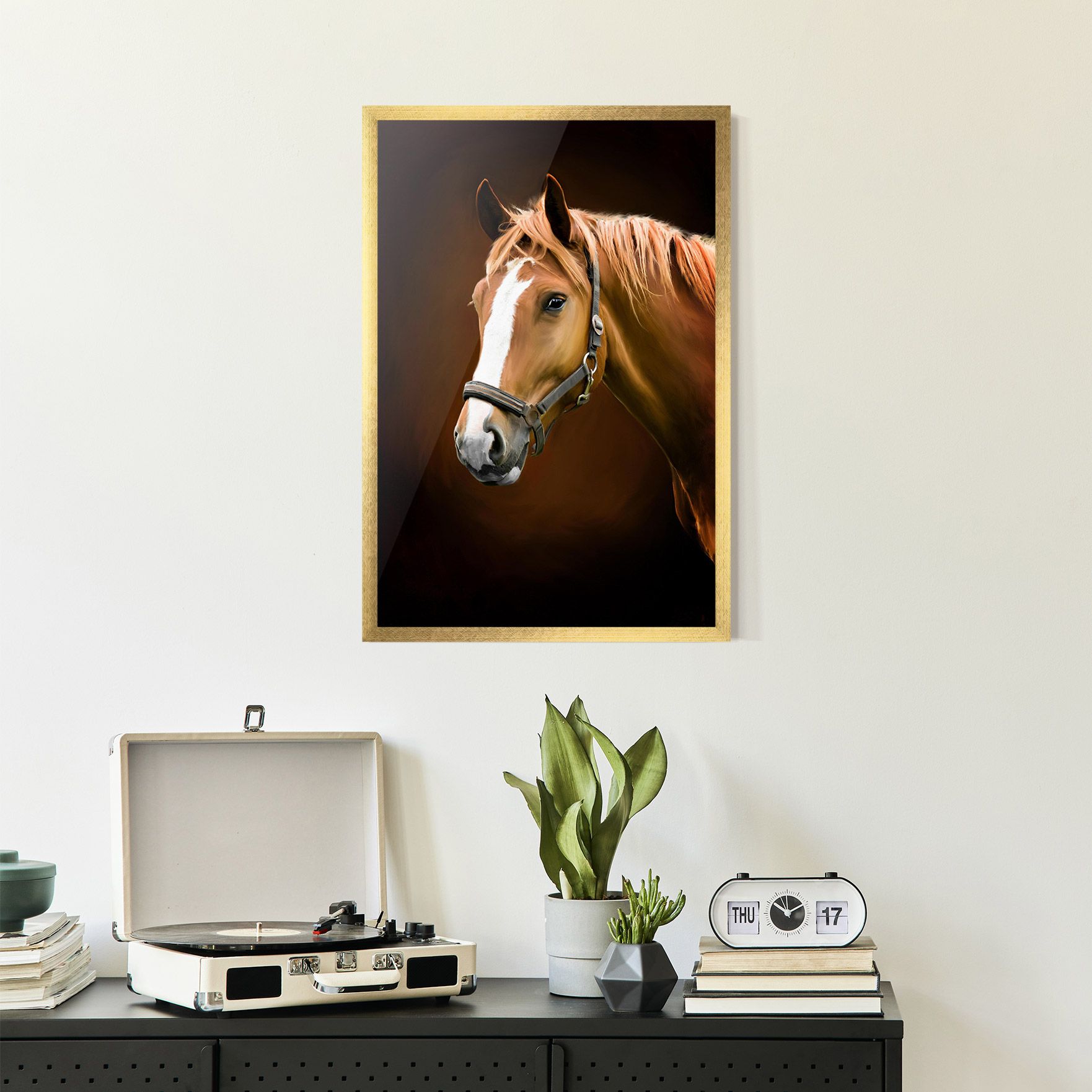 Digital Painted Horse mockup 2