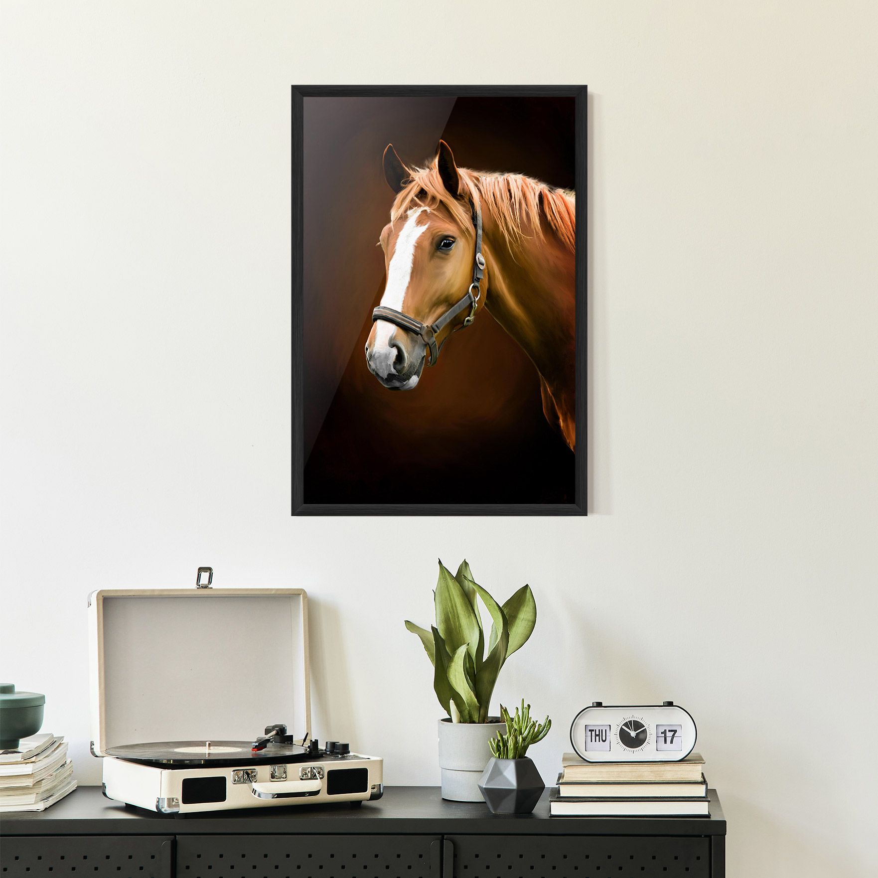 Digital Painted Horse mockup 2