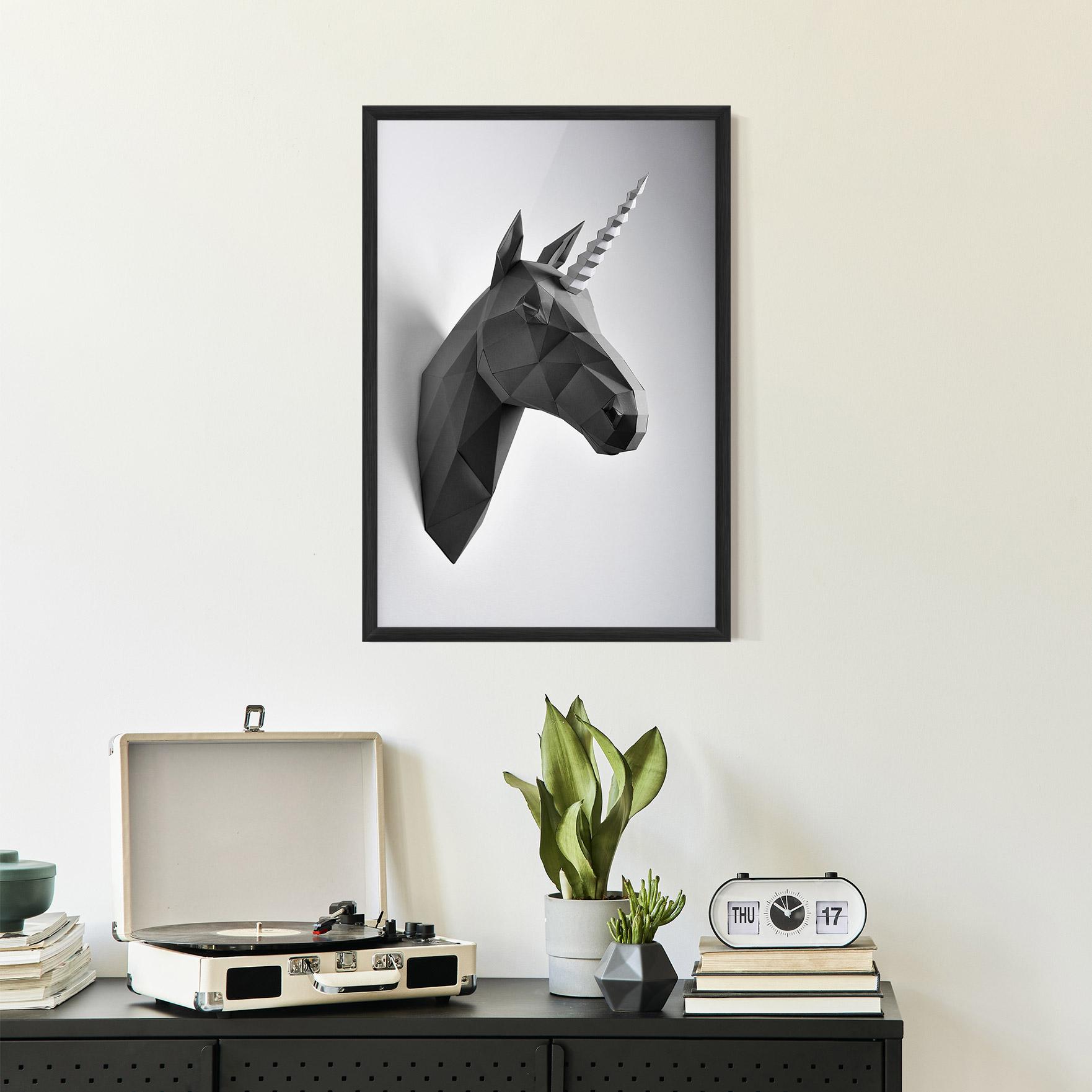 Poster Înrămat Geometrical Unicorn mockup 2