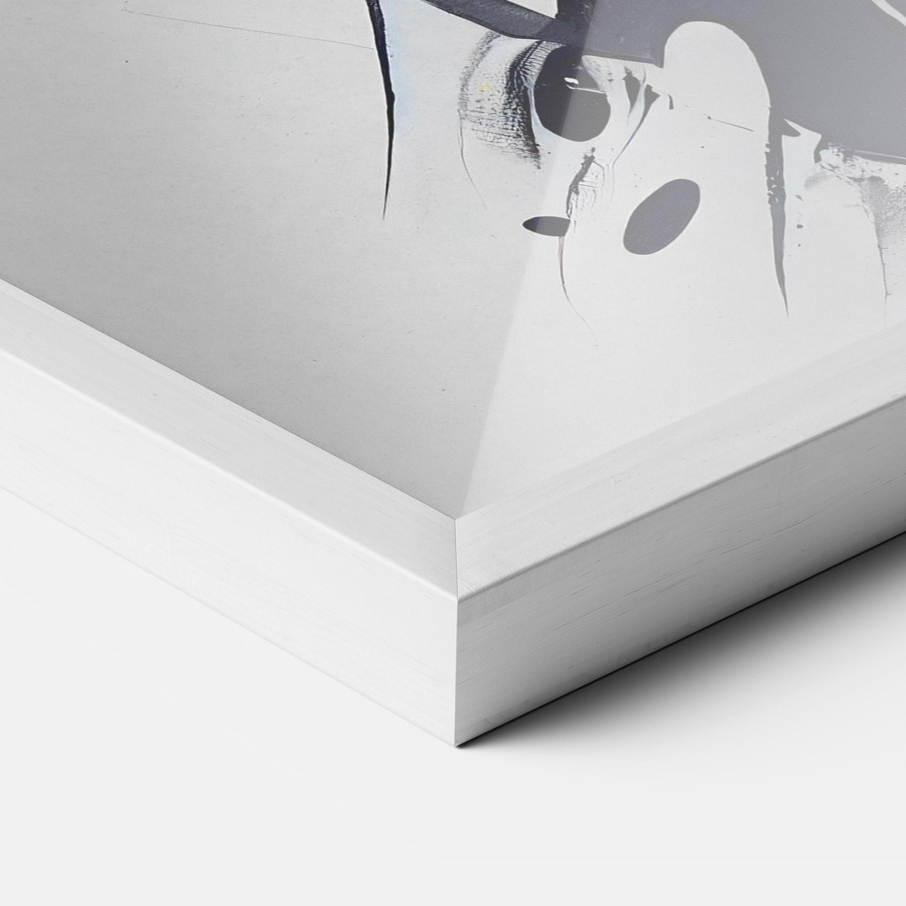 Poster Înrămat Black Paint Horse mockup 3