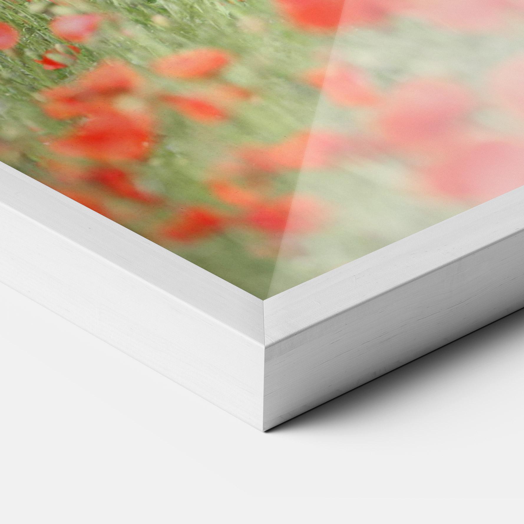 Poster Înrămat Red Flowers Horse mockup 3