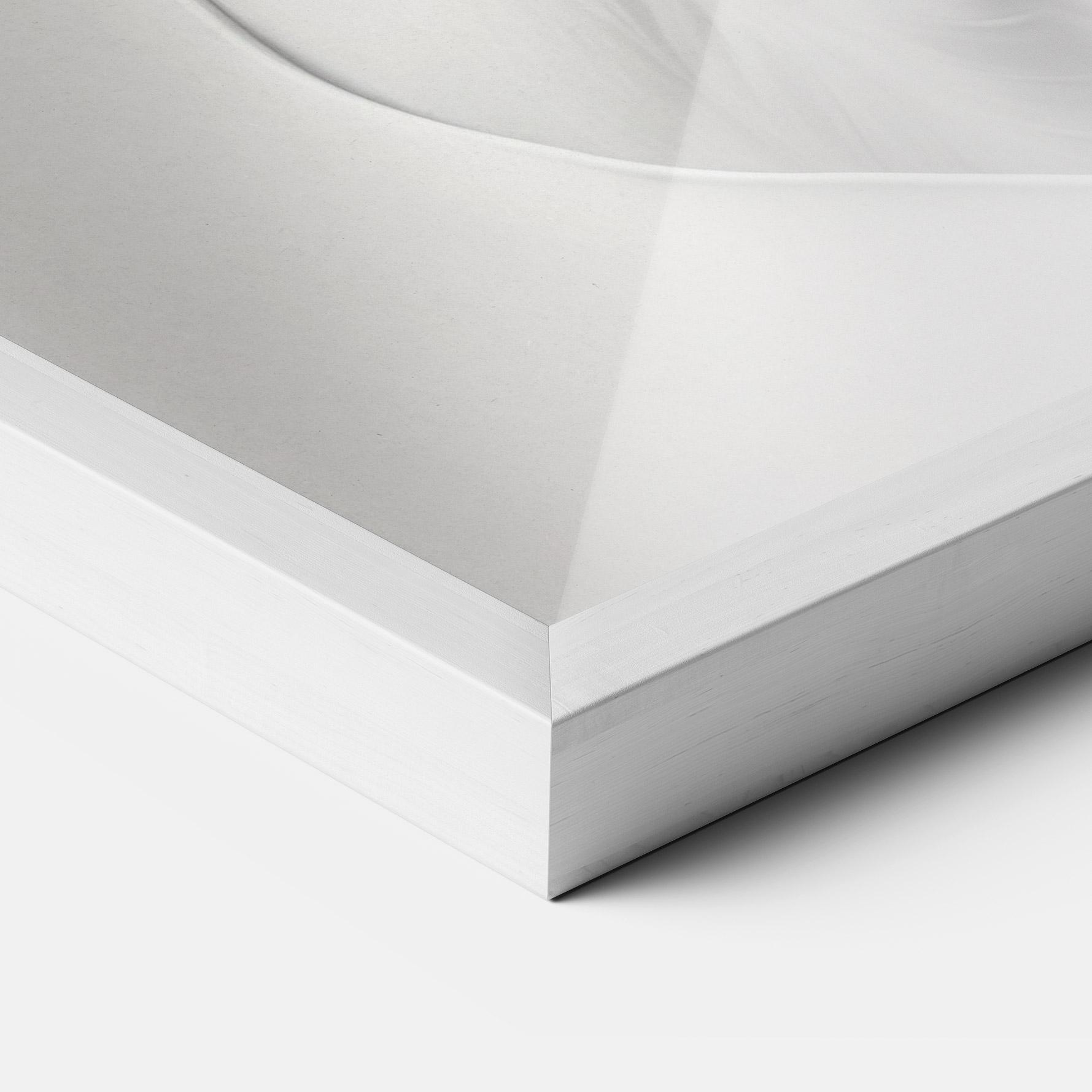 Poster Înrămat White Horse Portrait mockup 3