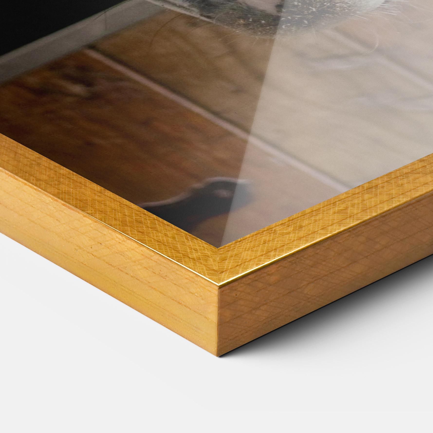 Poster Înrămat Grey Horse Head mockup 3