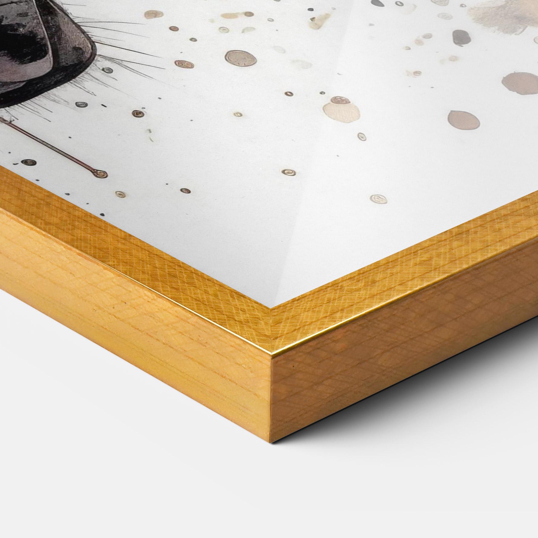 Poster Înrămat Watercolor Horse mockup 3