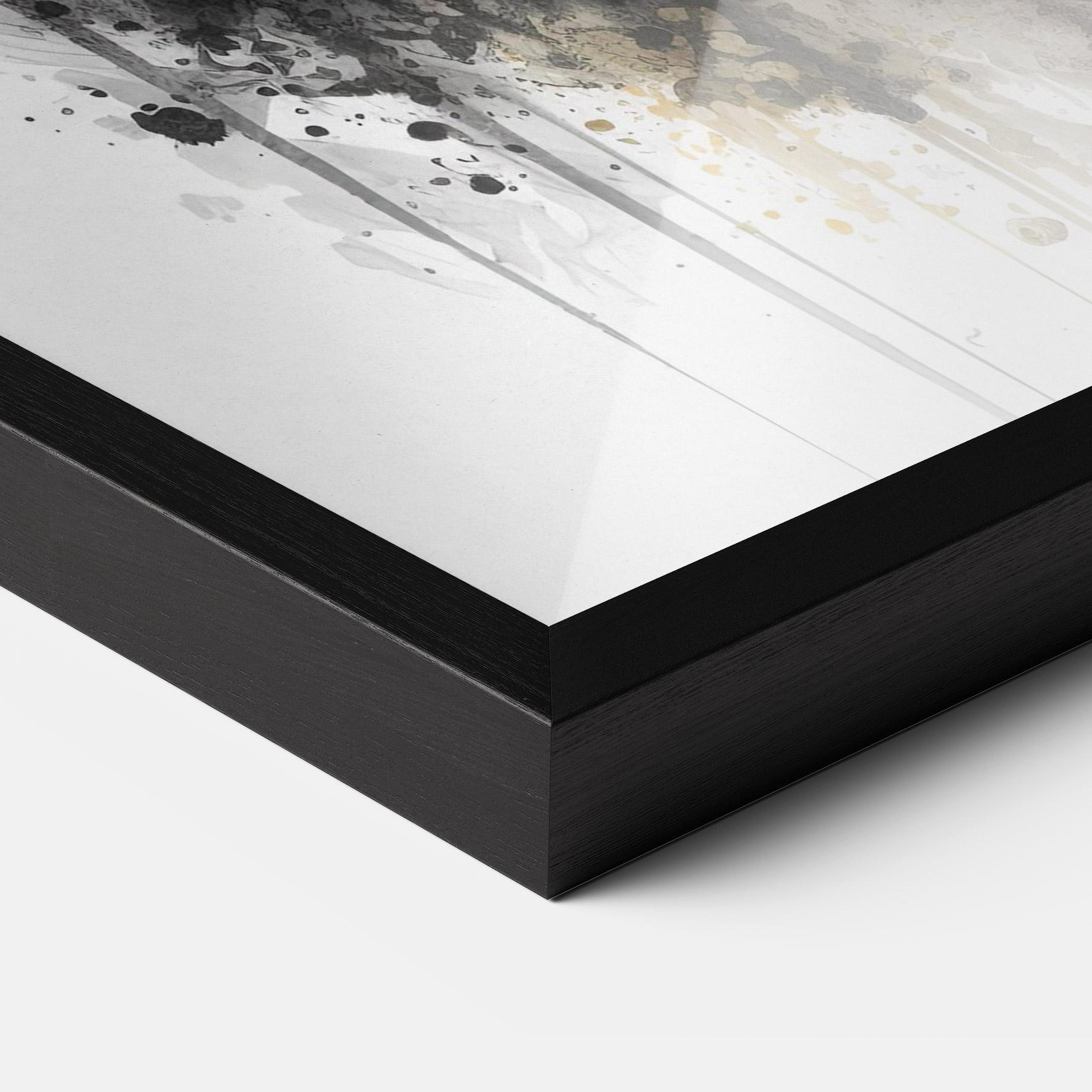 Poster Înrămat Black Horse mockup 3