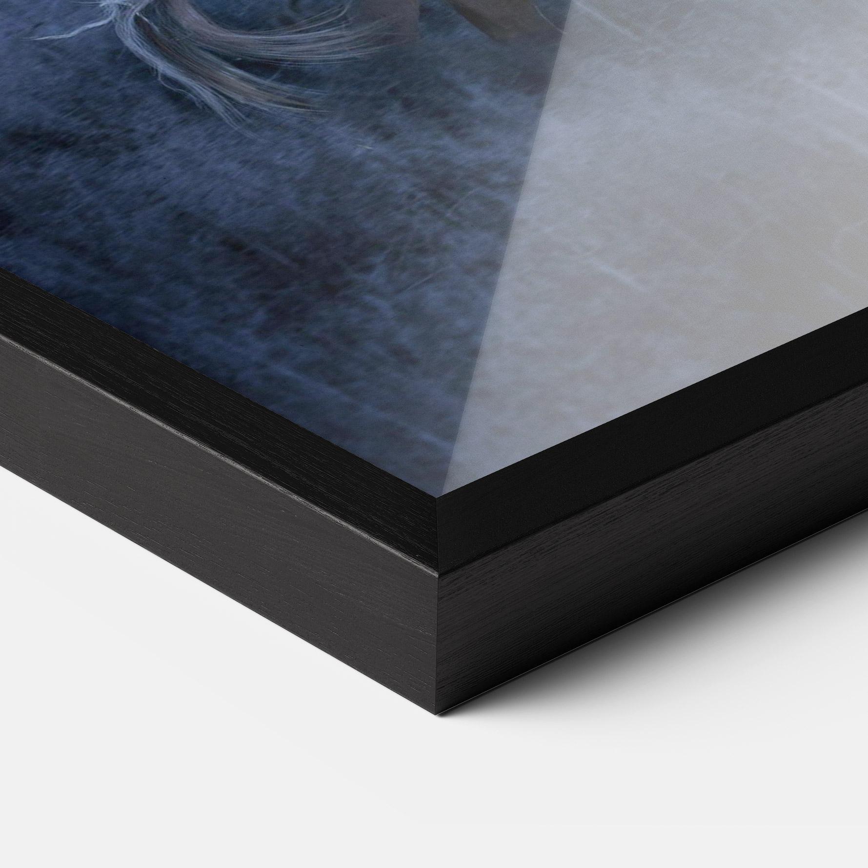 Poster Înrămat Blue Moon Unicorn mockup 3