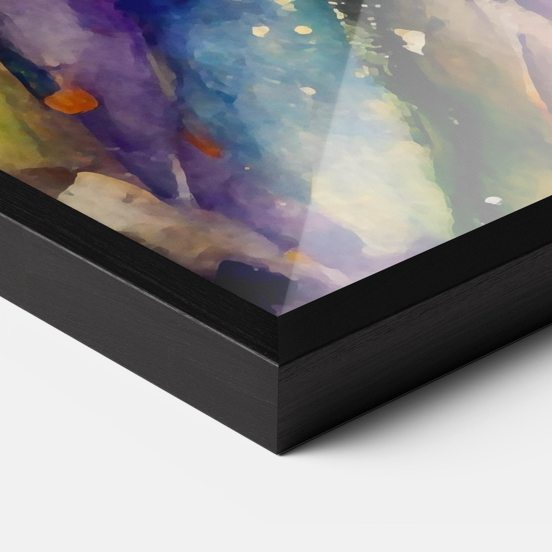 Poster Înrămat Colorful Horse mockup 3