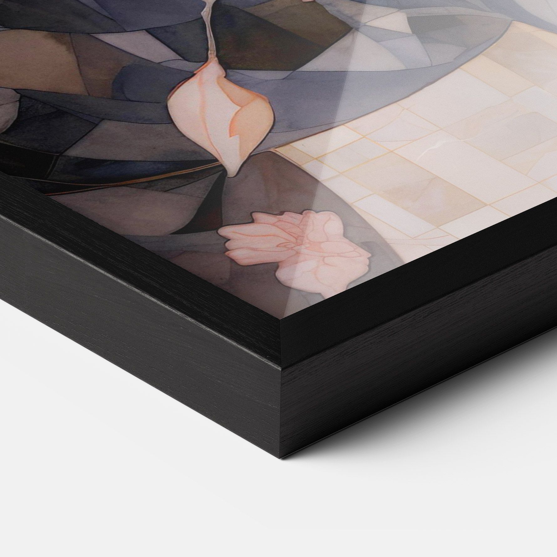 Mosaic Painting Horse mockup 3