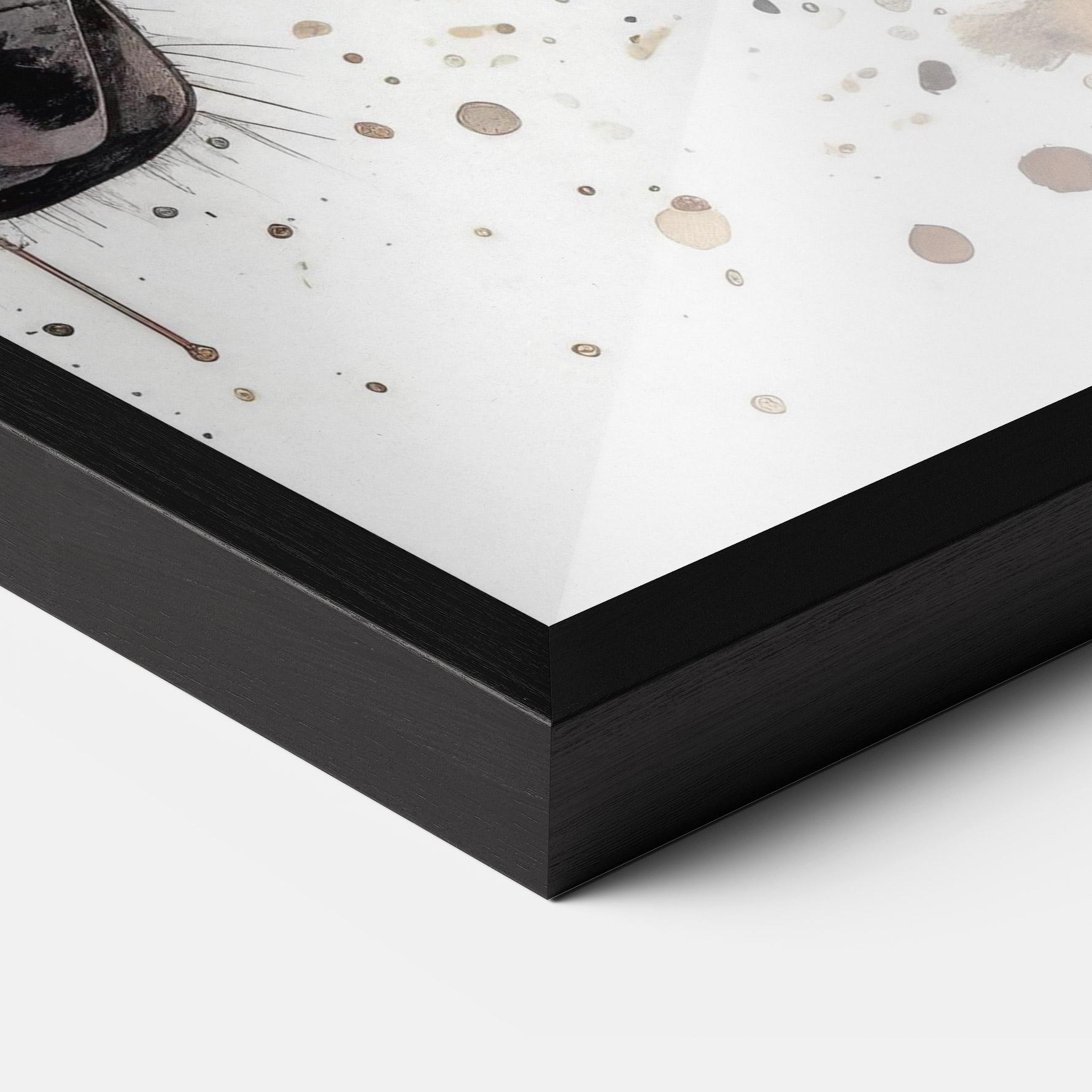 Poster Înrămat Watercolor Horse mockup 3