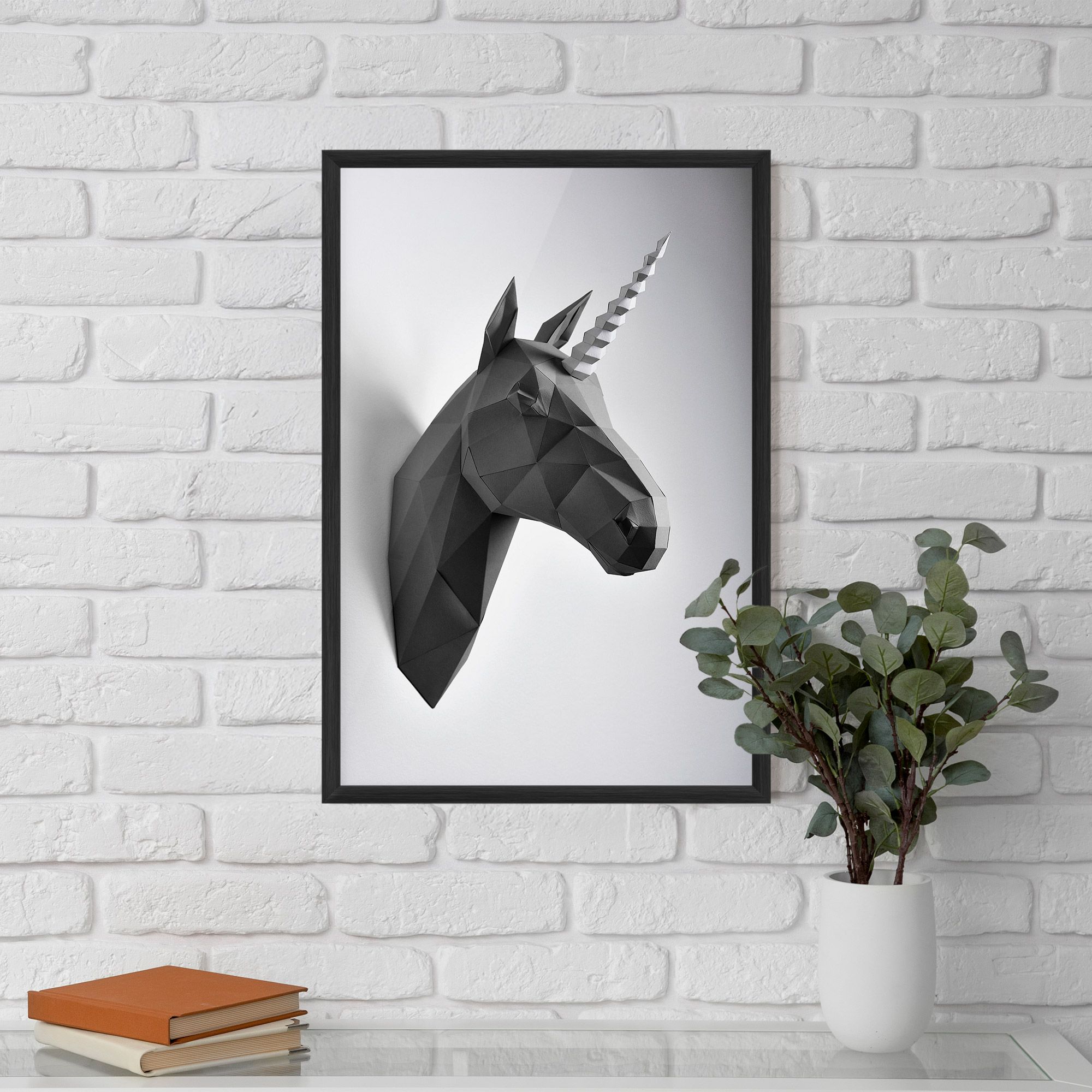 Geometrical Unicorn mockup 5