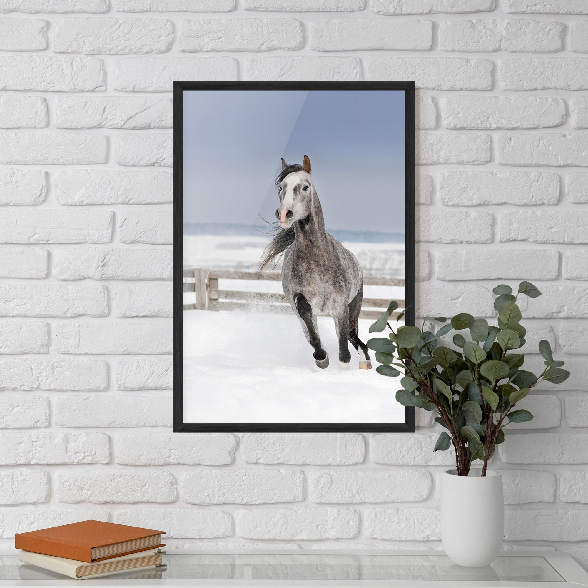 Horse Running Free mockup 5