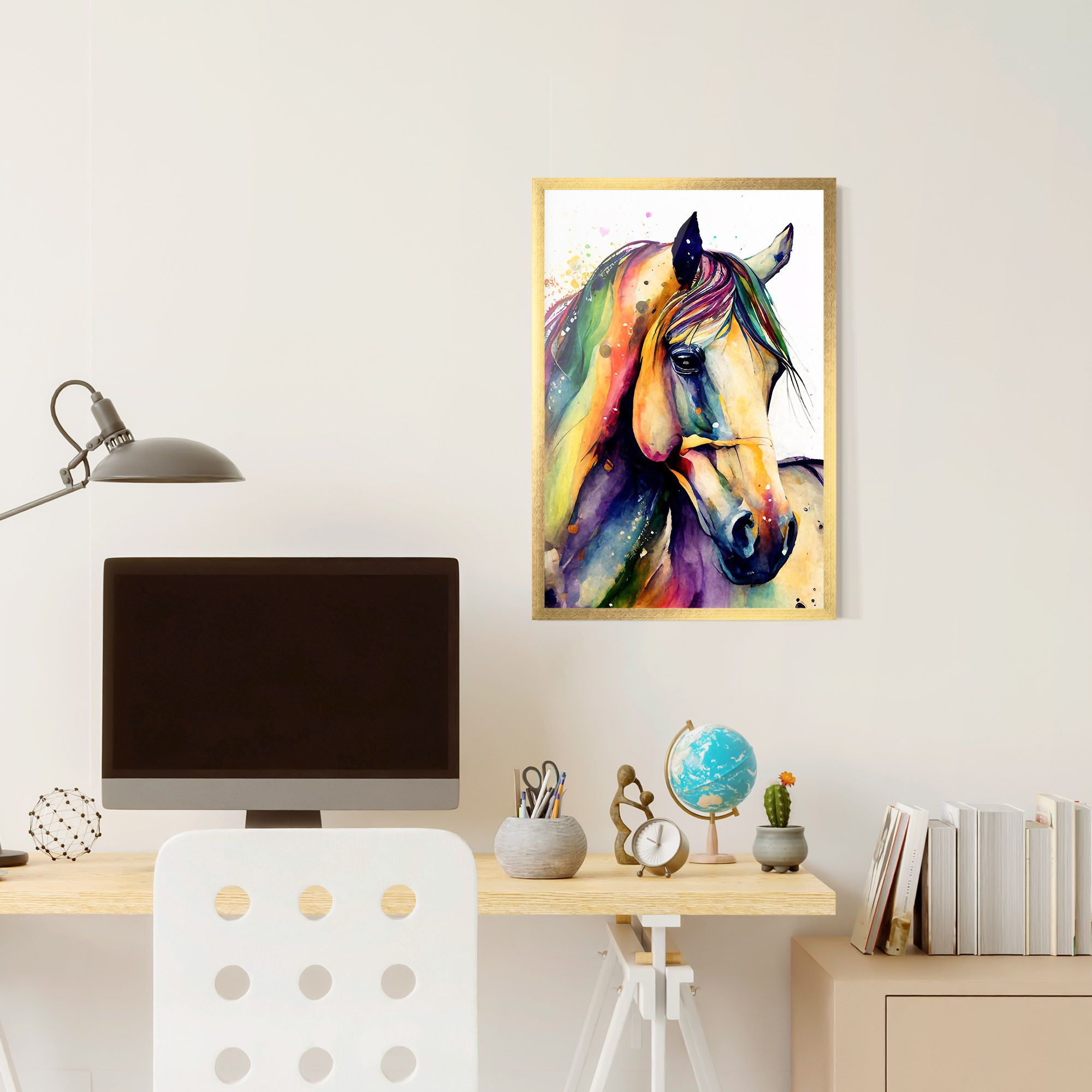 Colorful Horse mockup 6