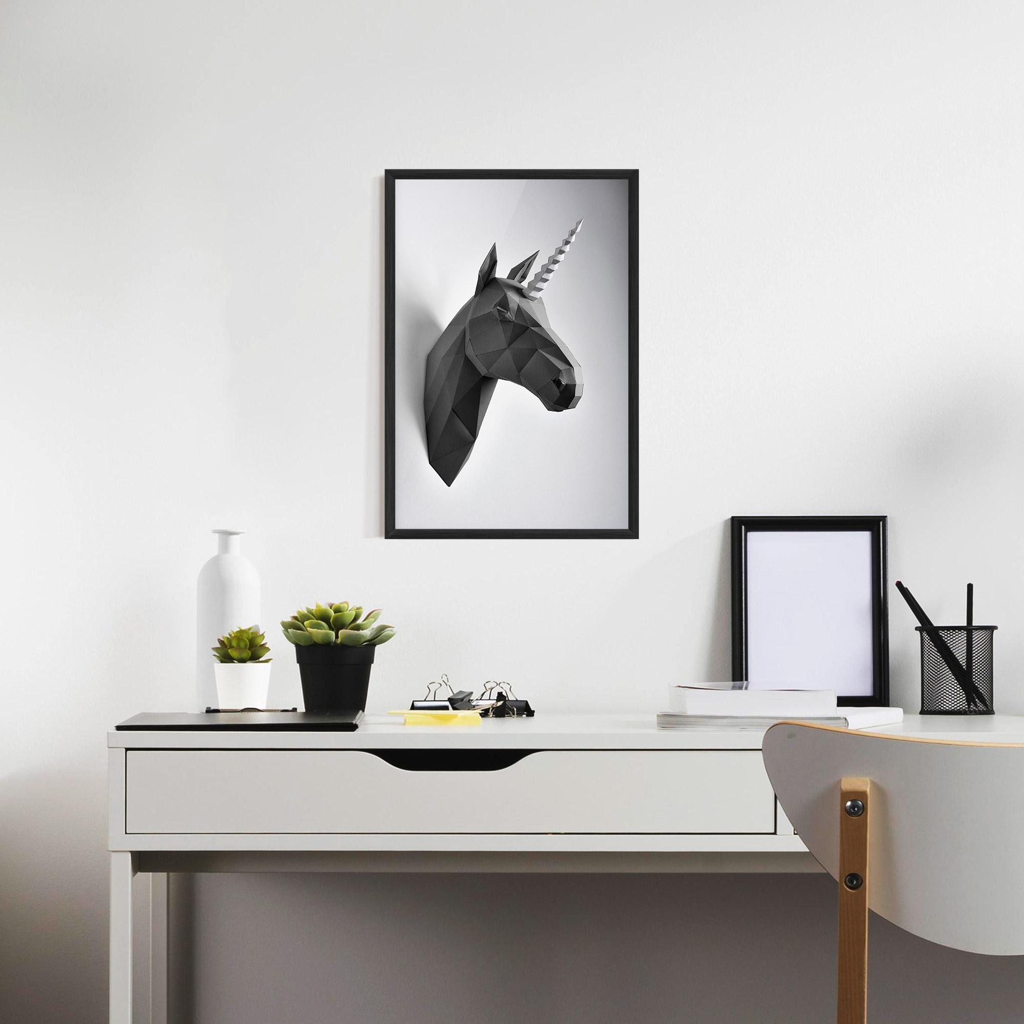 Poster Înrămat Geometrical Unicorn mockup 7