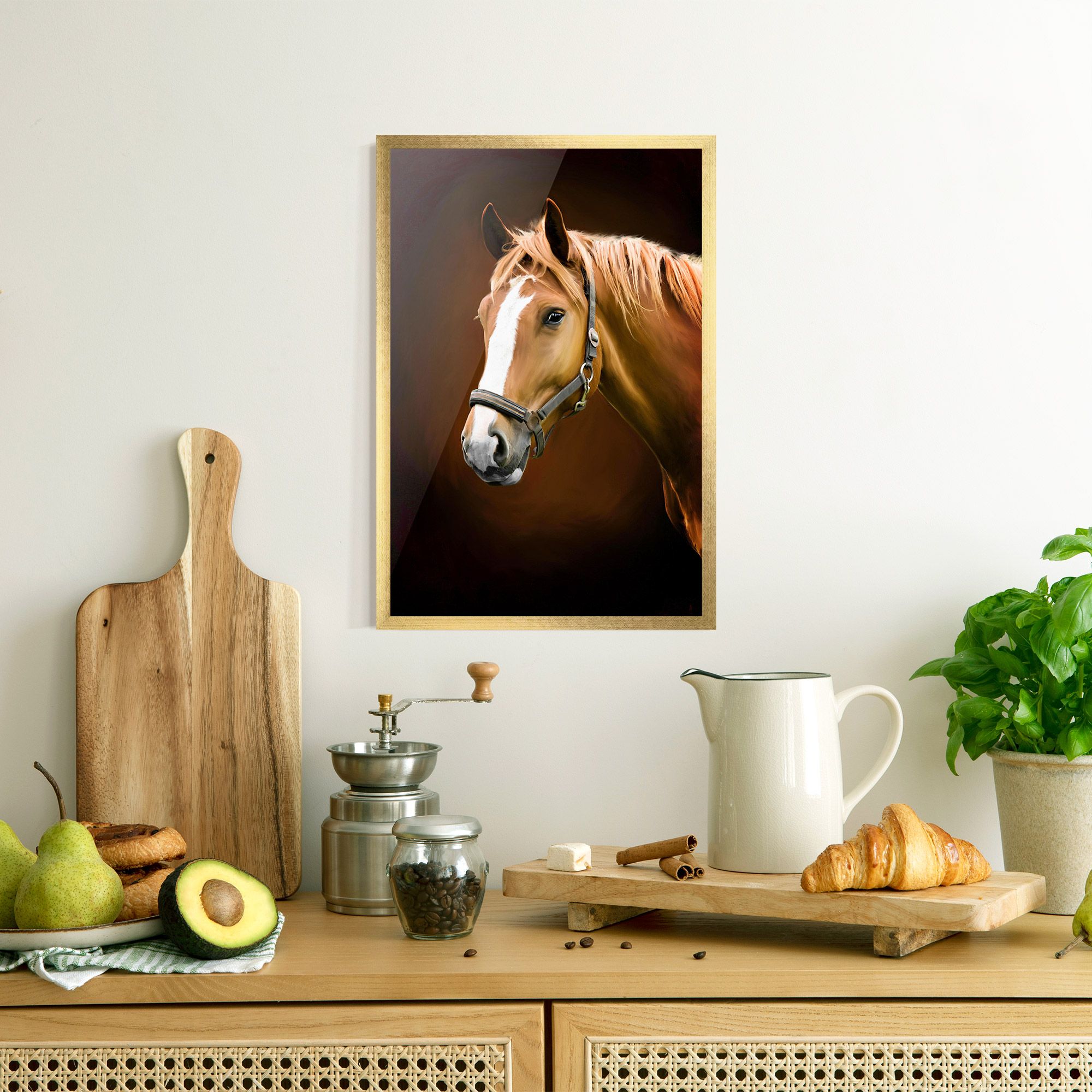 Digital Painted Horse mockup 8