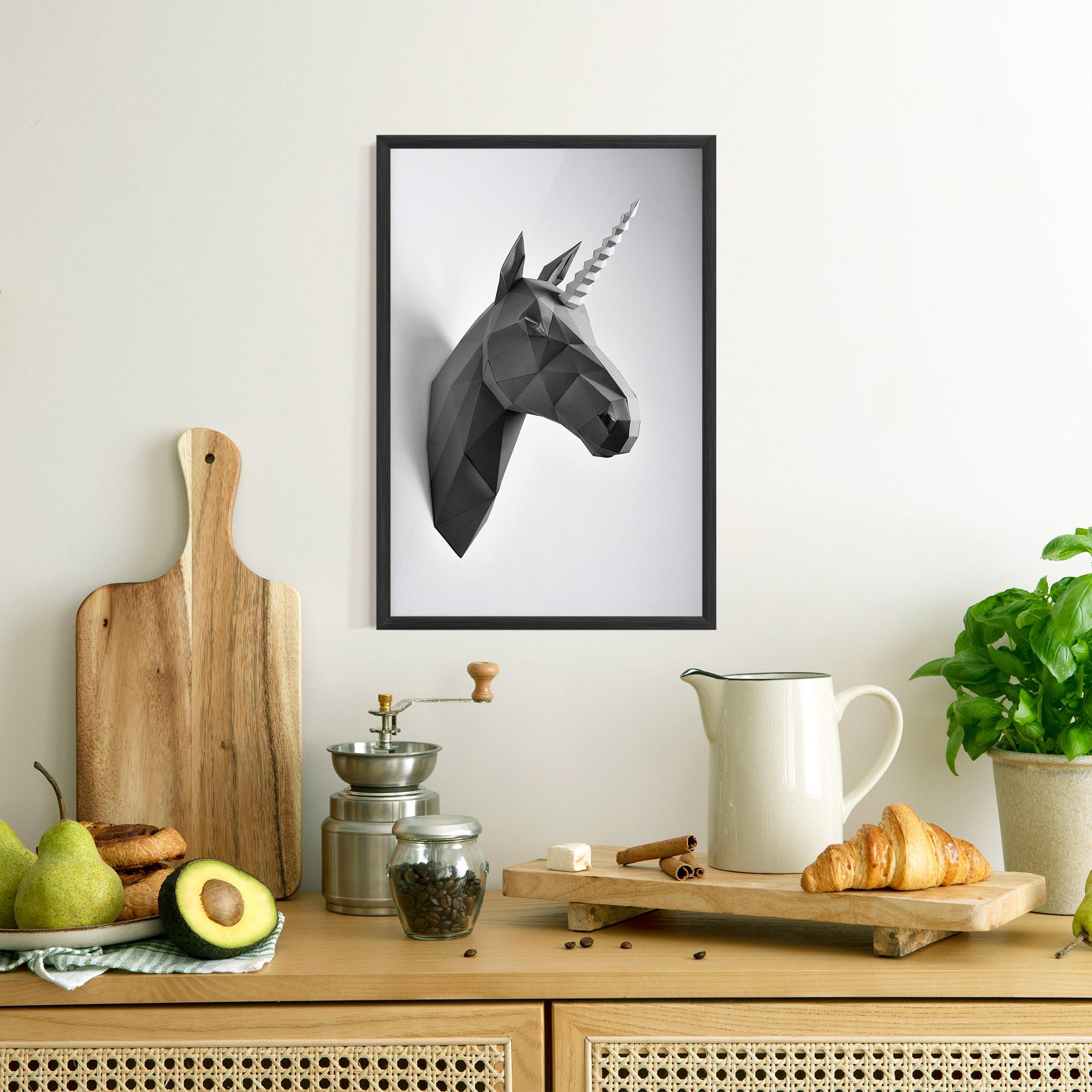 Poster Înrămat Geometrical Unicorn mockup 8