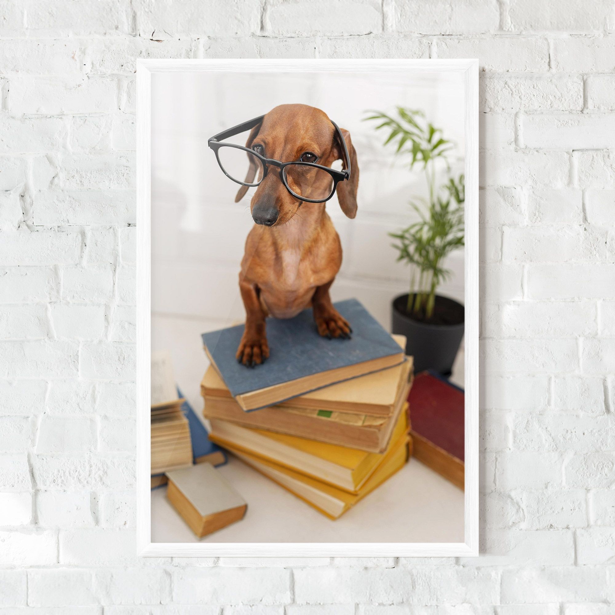 Books Cute Dog mockup 0