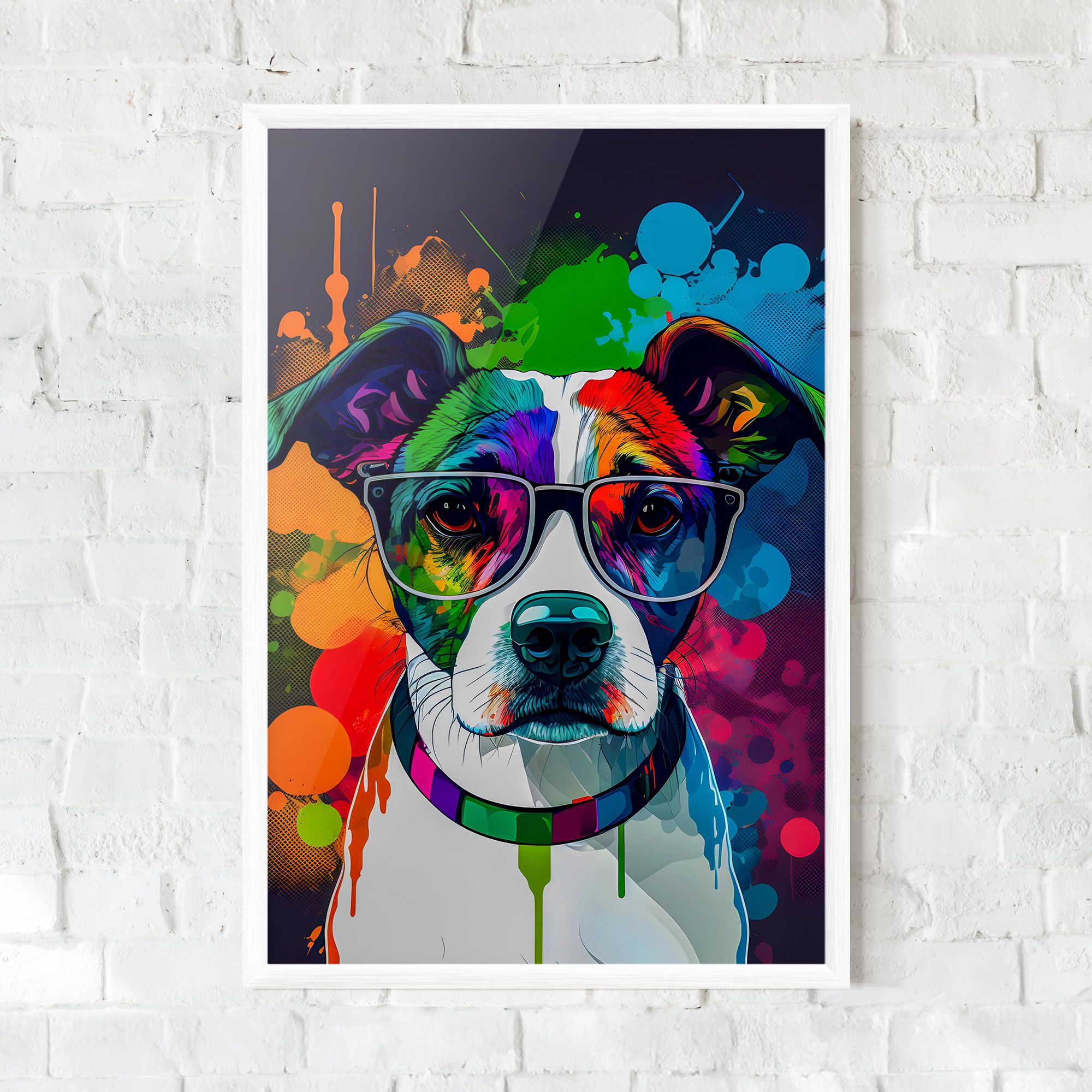 Colorful Dog mockup 0