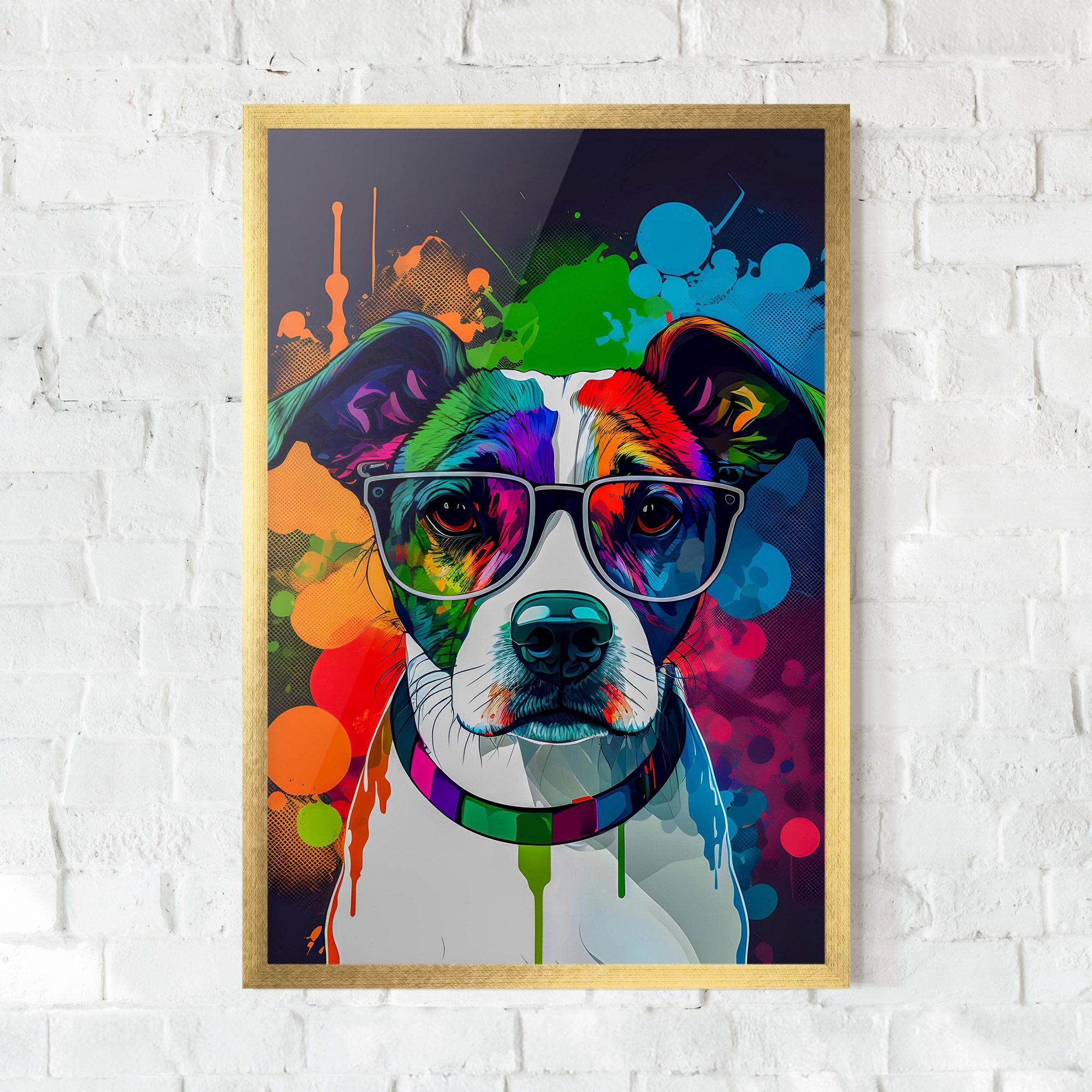 Colorful Dog mockup 0