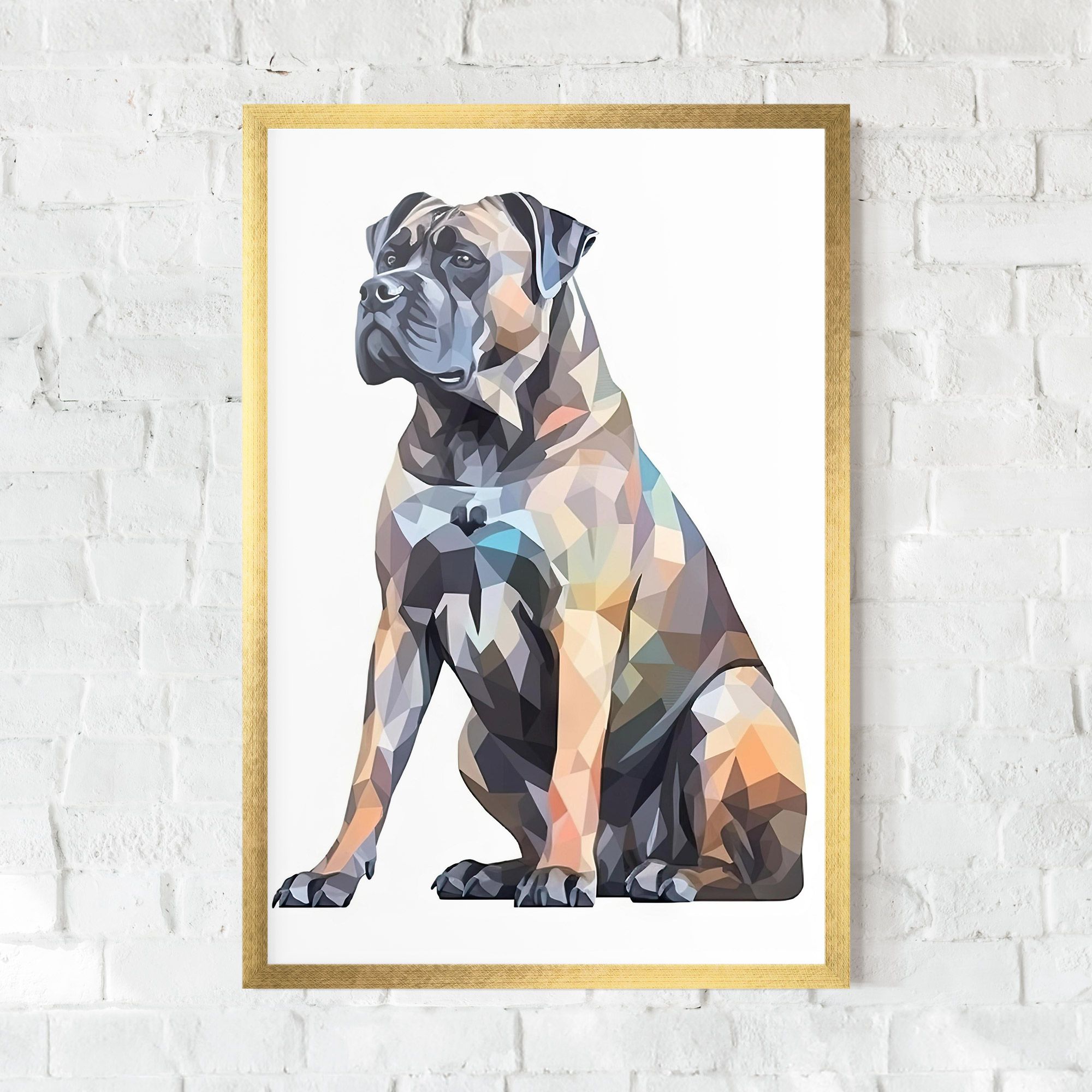 Watercolor Cane Corso mockup 0