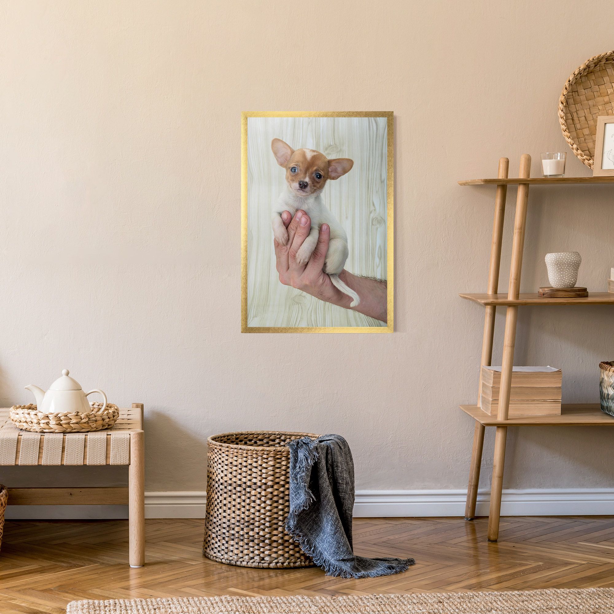 Holding Chihuahua mockup 9