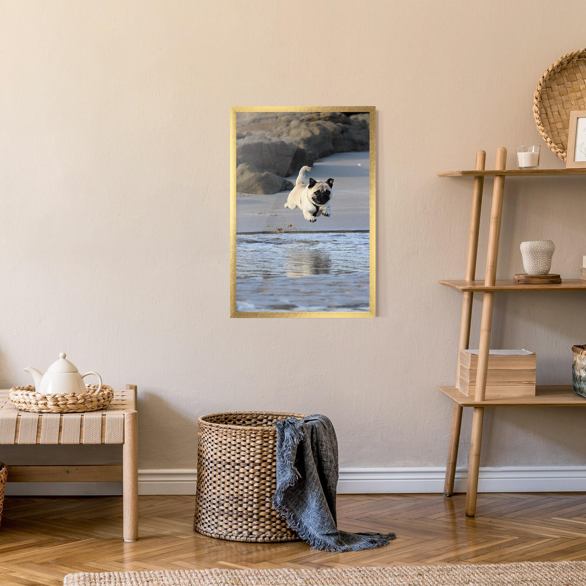 Poster Înrămat Water Pug mockup 9