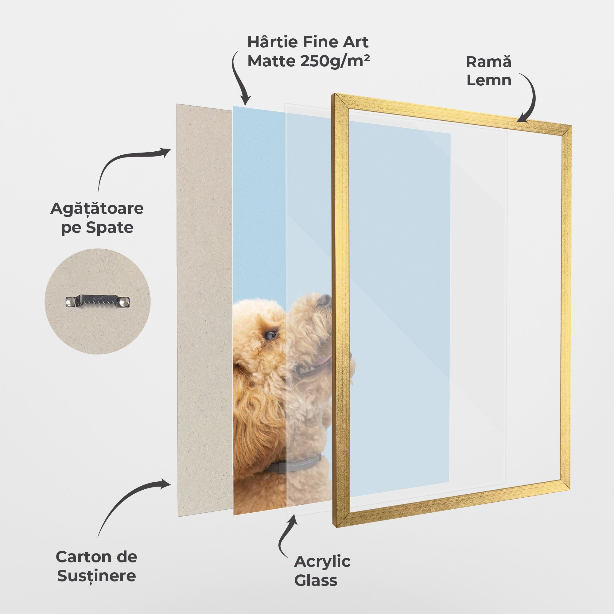 Yellow Cute Dog mockup 1