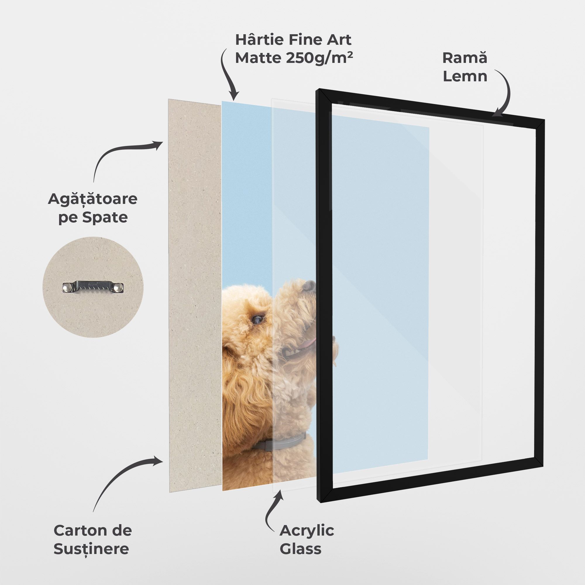 Yellow Cute Dog mockup 1