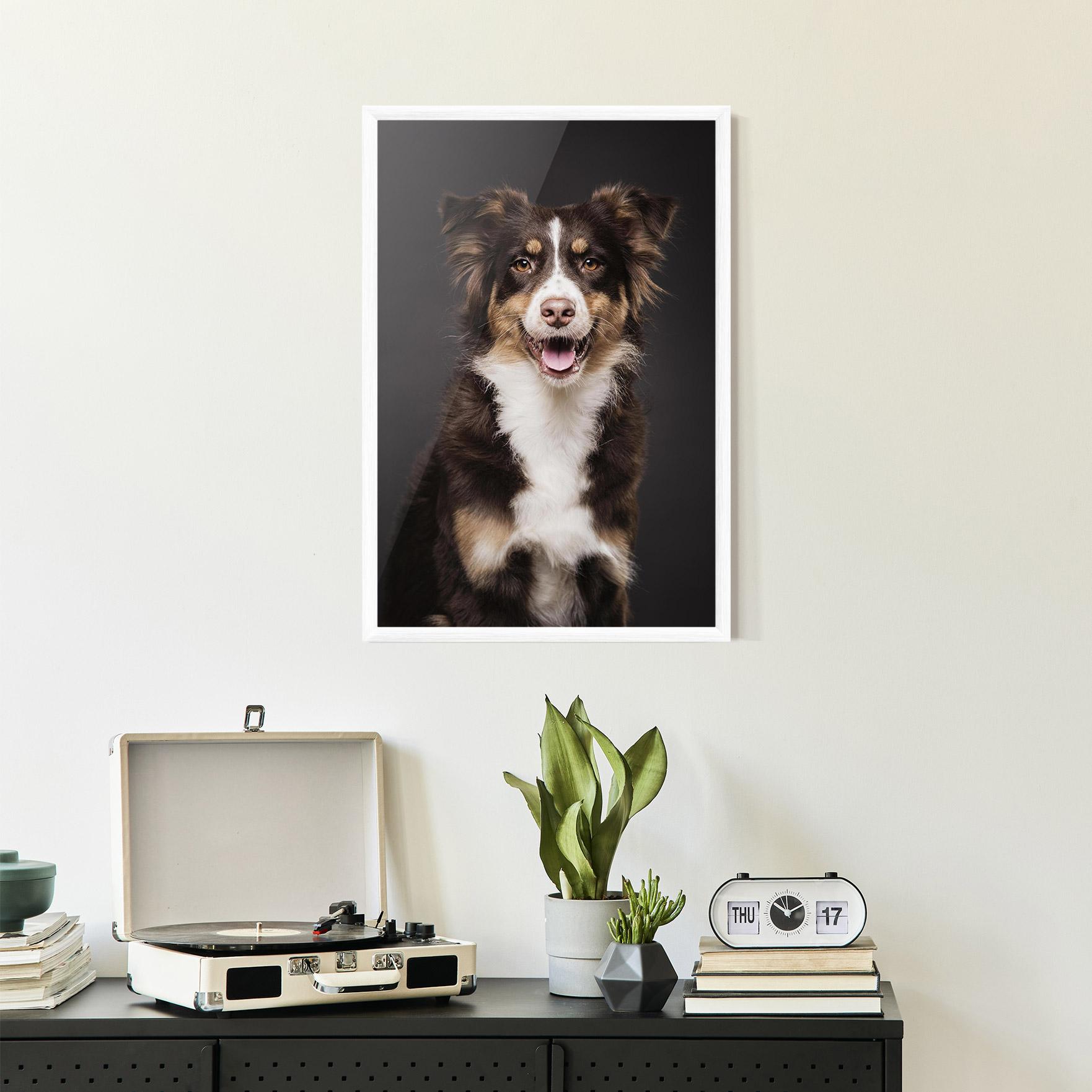 Poster Înrămat Cute Dog Sitting mockup 2