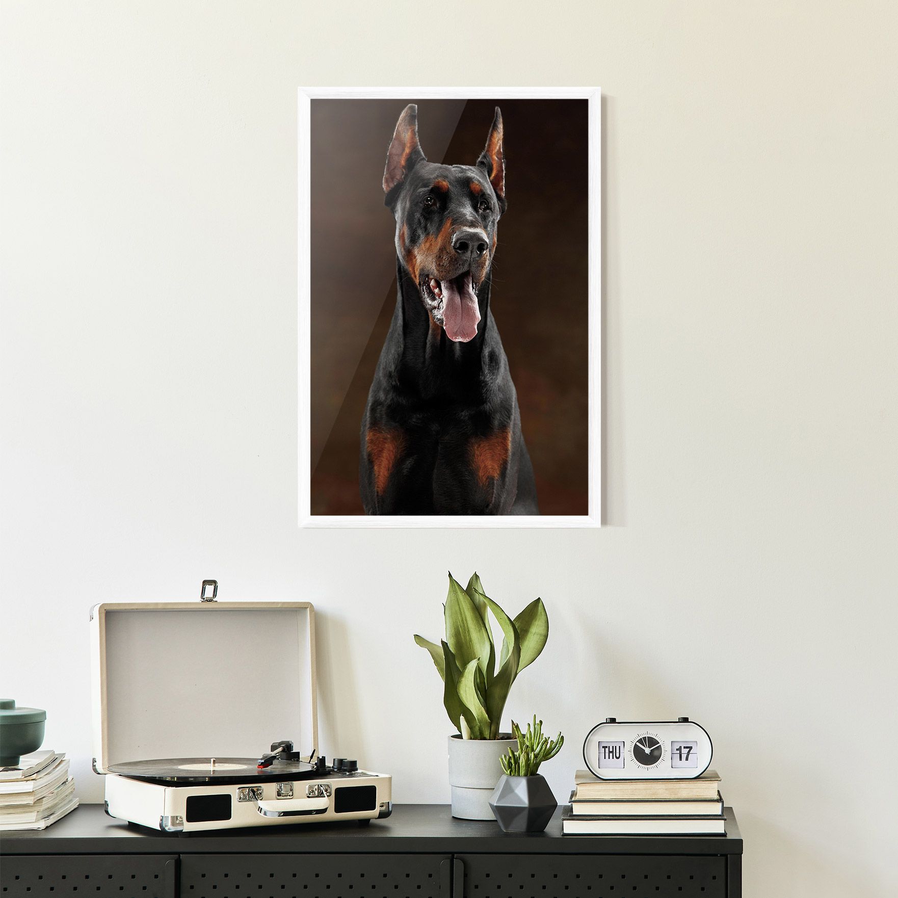 Doberman Looking mockup 2
